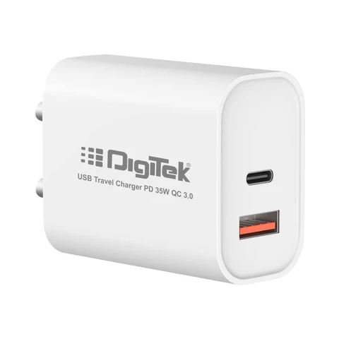 Digitek (DMPD QC 35W) USB Travel Charger QC 3.0 PD 35W, up to 4X Faster Than a Normal USB Charger