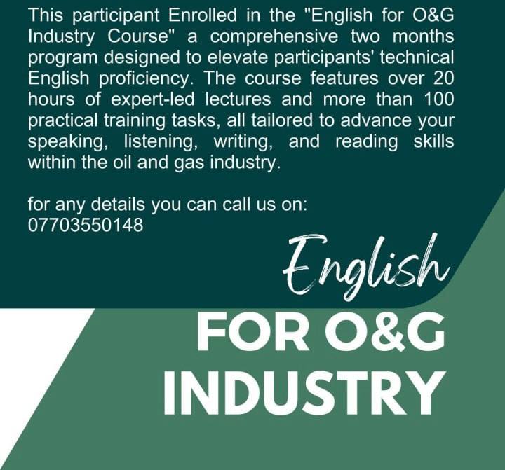 English for O&G Industry