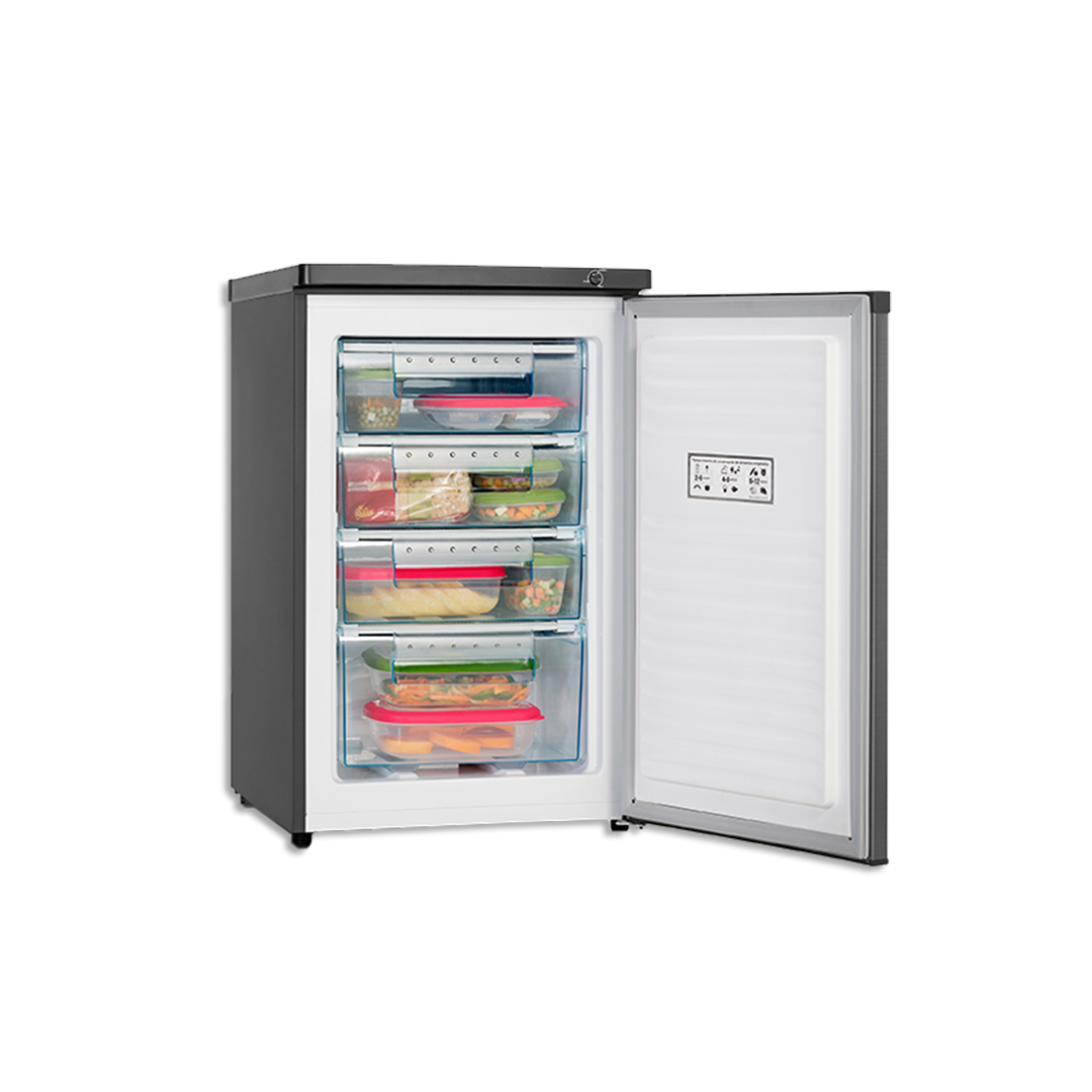Freezer Bajo Mesada Vondom Línea Acero 85 Litros - Color Plateado
