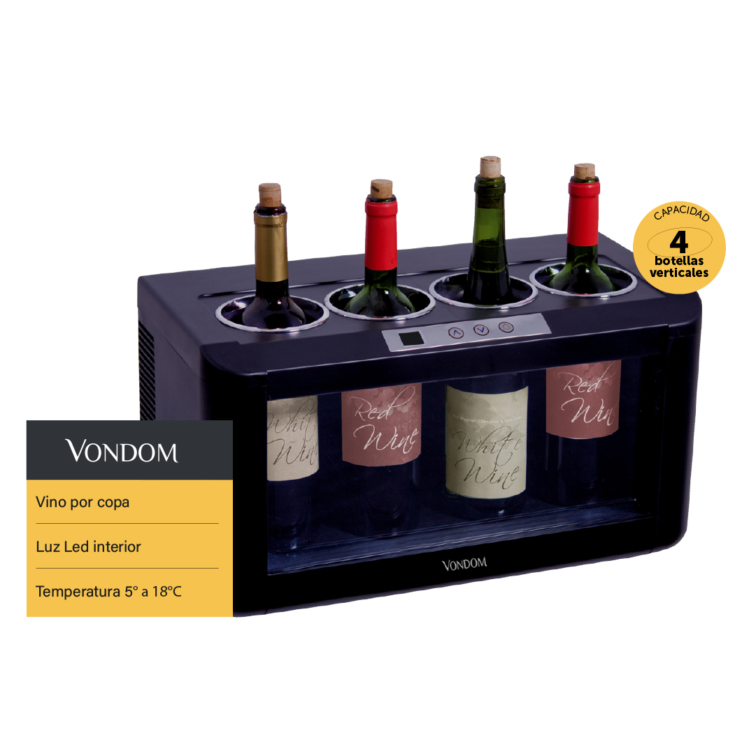 Cava Para Vinos Por Copa Vondom - 4 Botellas