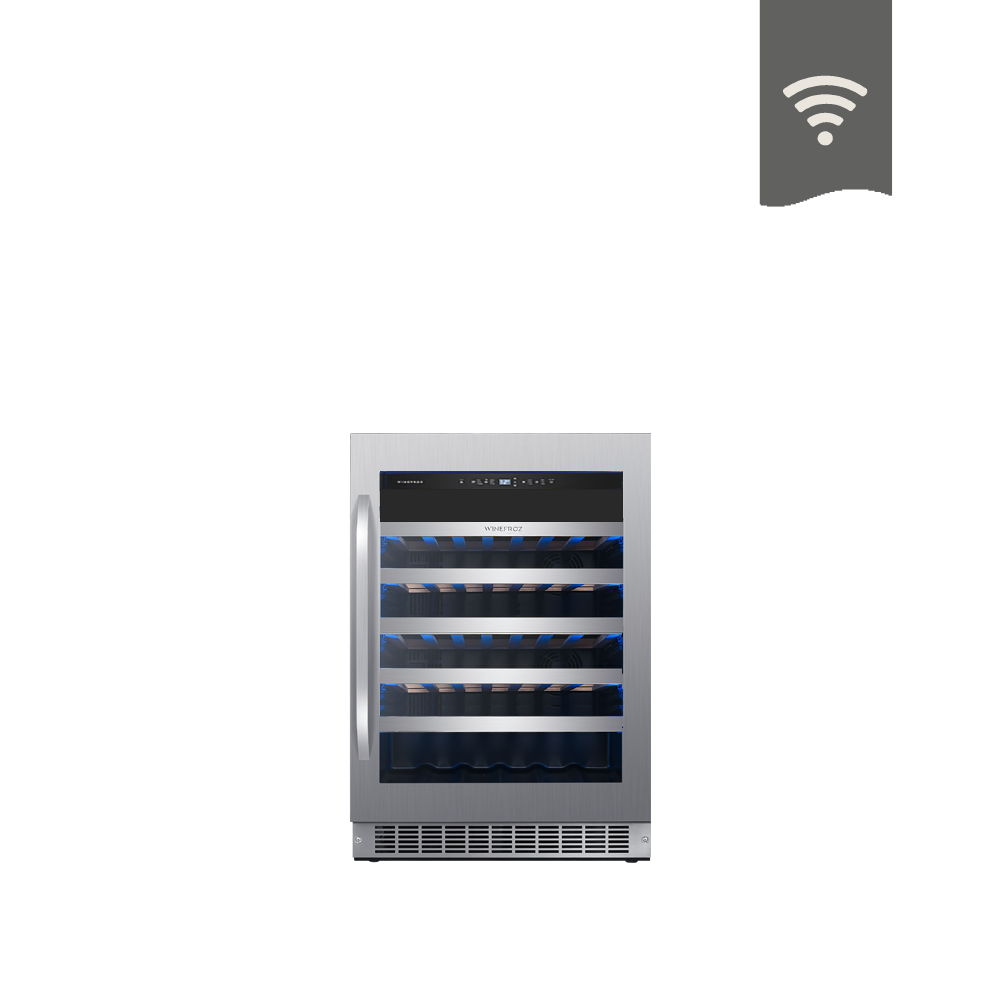 Cava Winefroz Wifi Luxury Edition para 46 botellas – simple temperatura