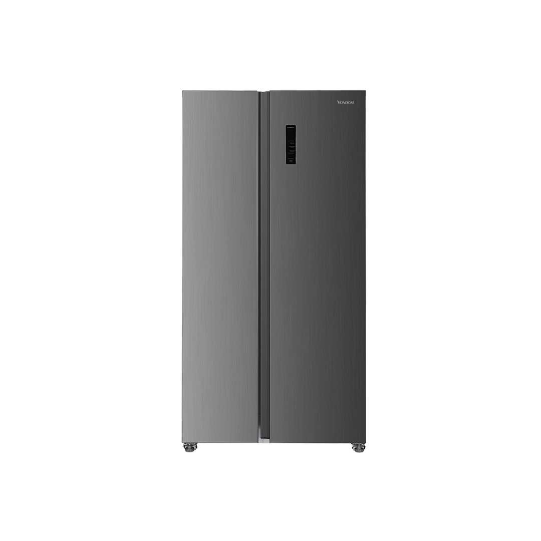 Heladera Side By Side Inverter con Freezer No Frost - Acero Inoxidable Negro 631 L