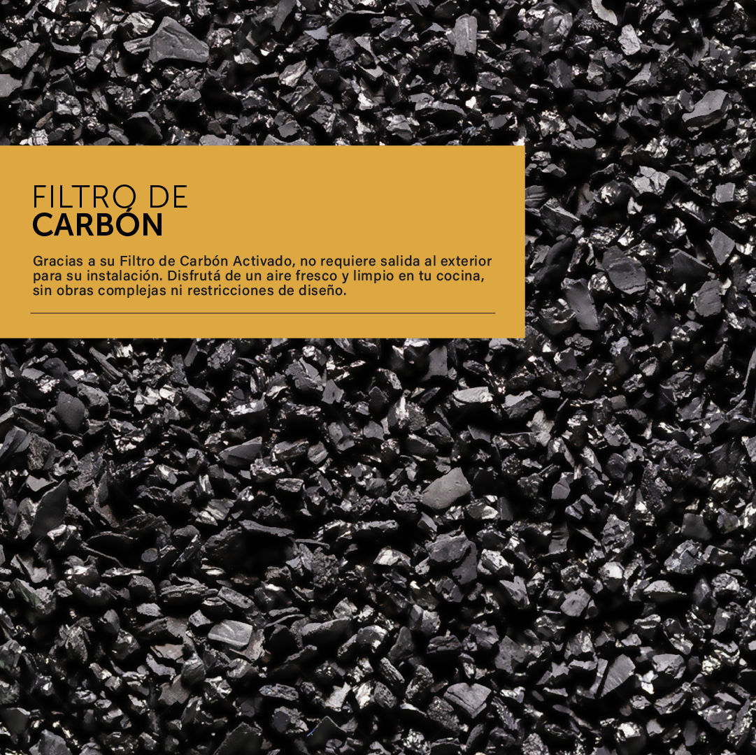 Campana De Pared Vondom Acero Inoxidable Negro - 90 Cm