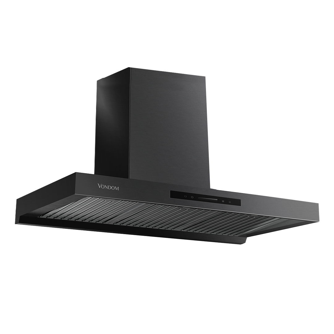 Campana De Pared Vondom Acero Inoxidable Negro - 90 Cm
