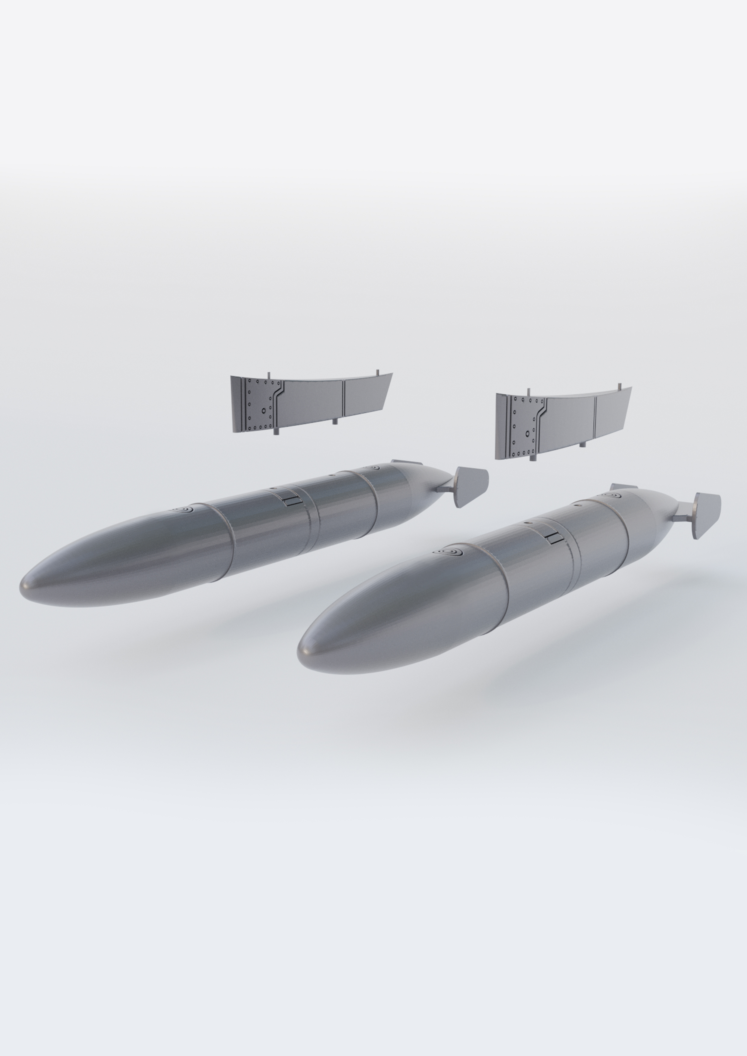 1/48 Super Mystere 1300L fuel tanks