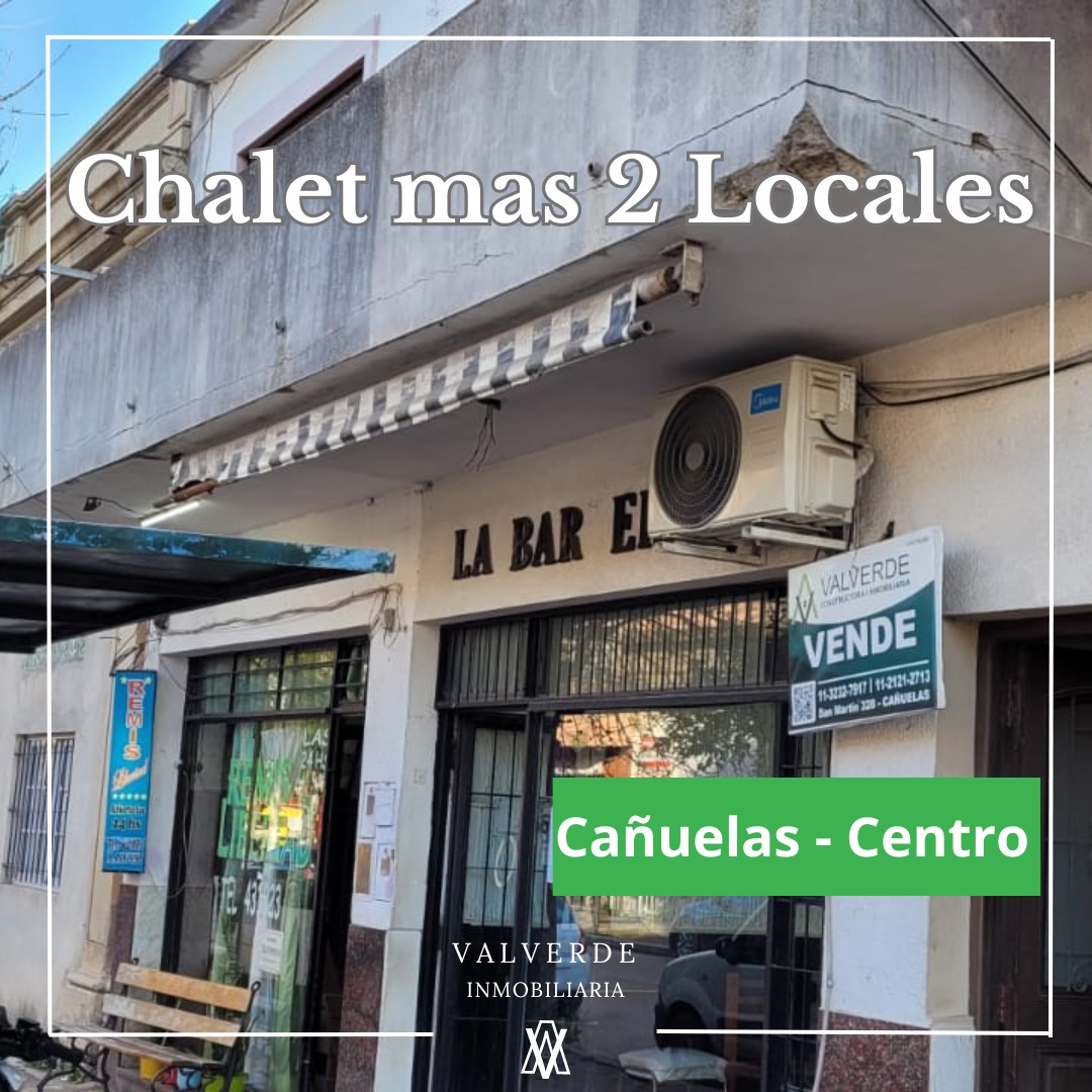 Chalet + dos locales comerciales