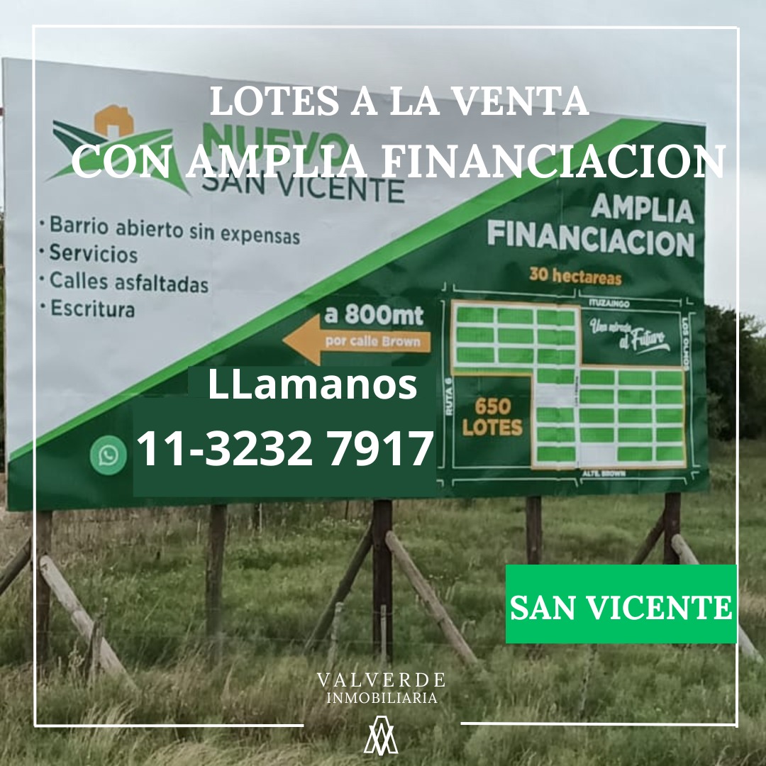 Lotes en San Vicente 