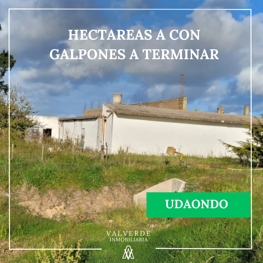 Galpon con casa en udaondo ideal emprendimientos rurales