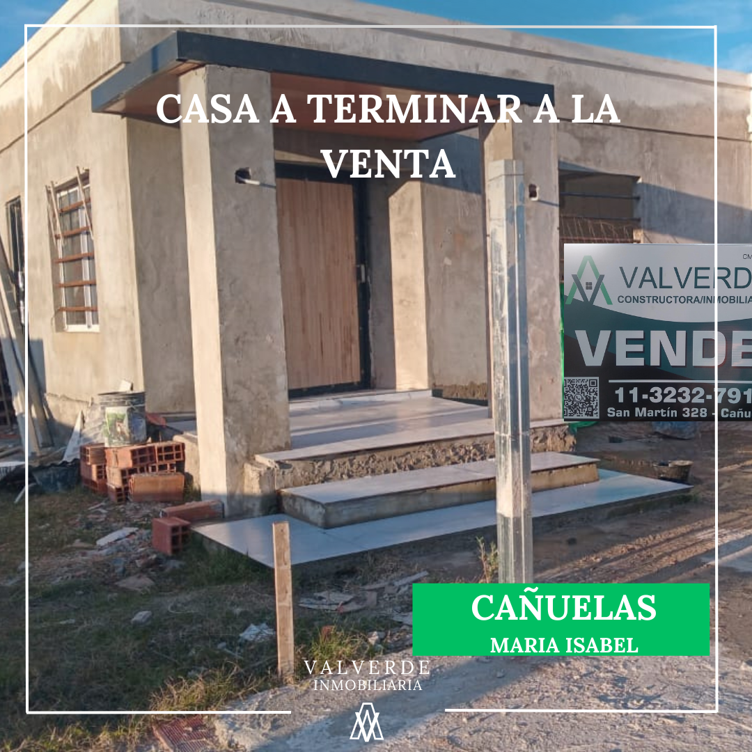 Casa a terminar en Cañuelas