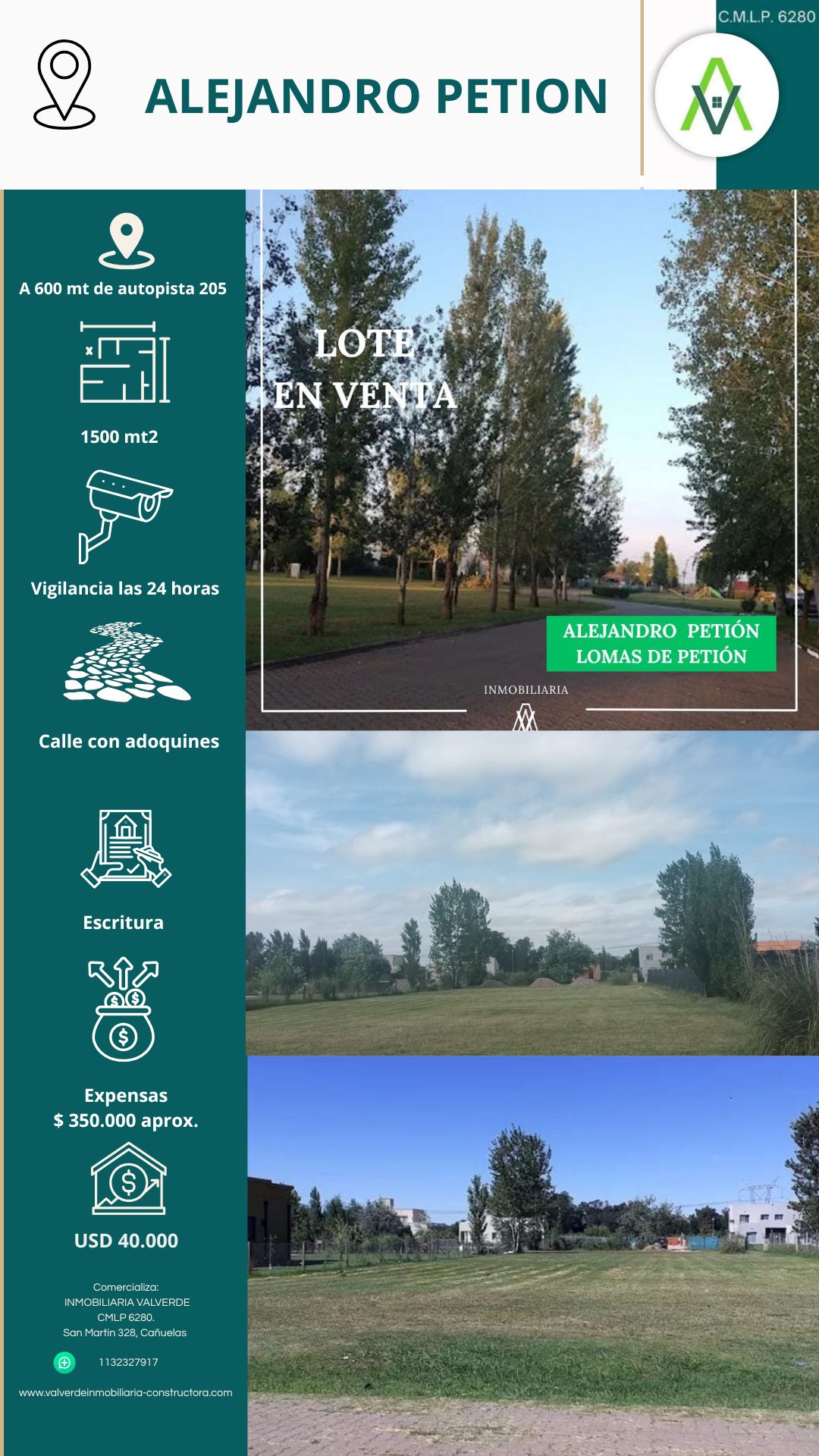 Lote en barrio "lomas De Petión", Alejandro Petión