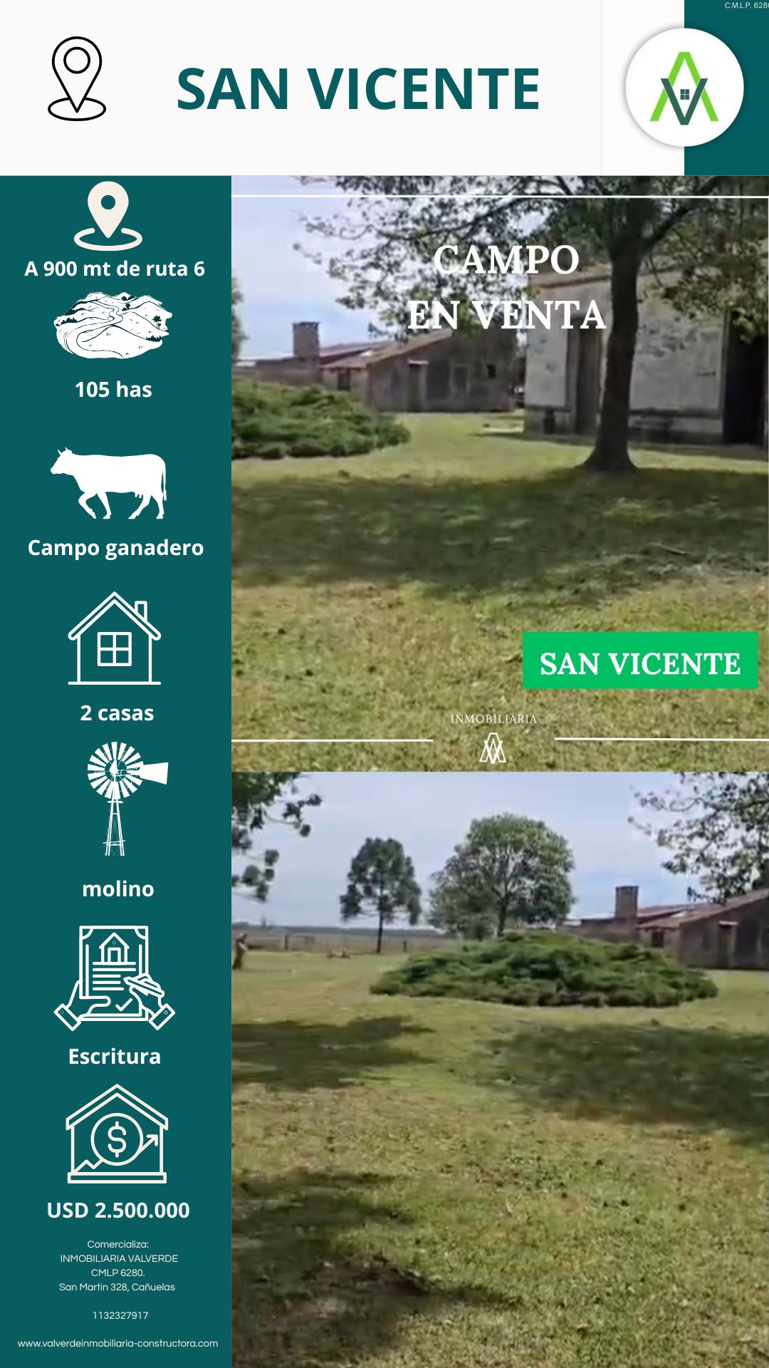Campo en San Vicente 105 has