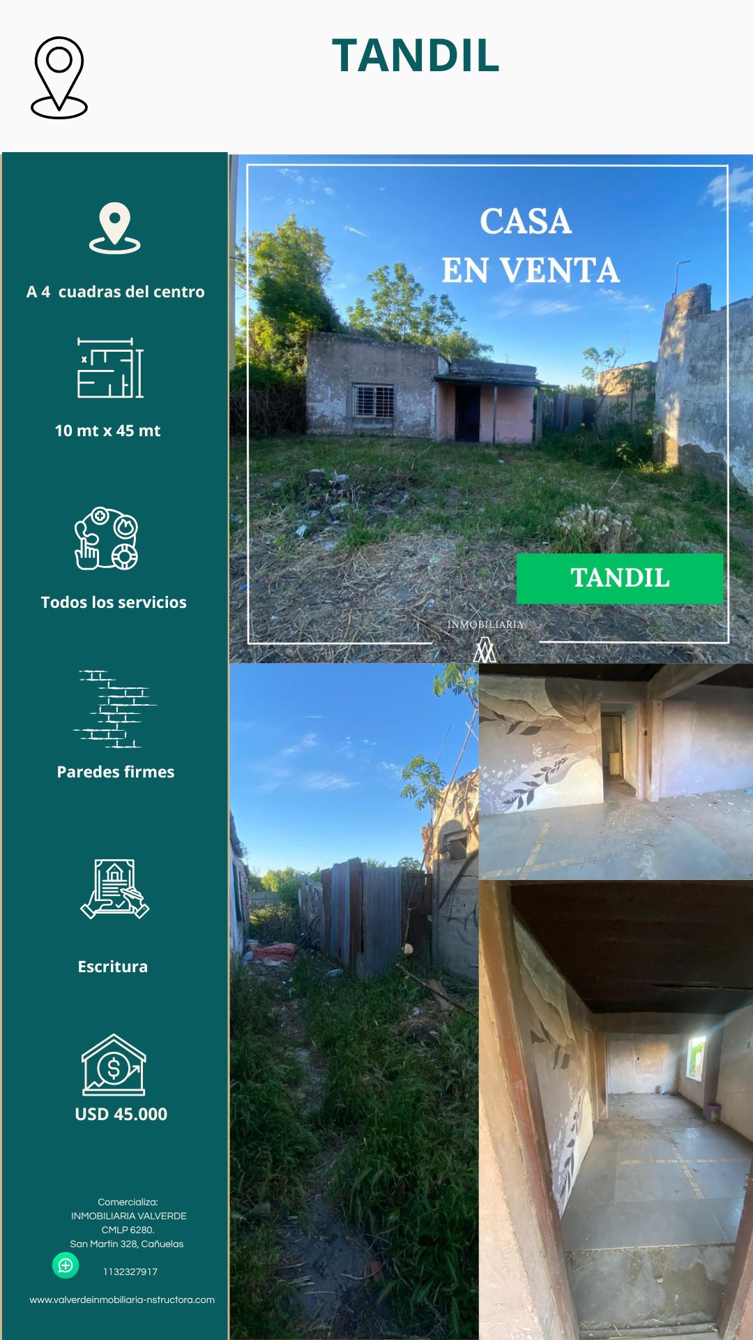 CASA A TERMINAR TANDIL