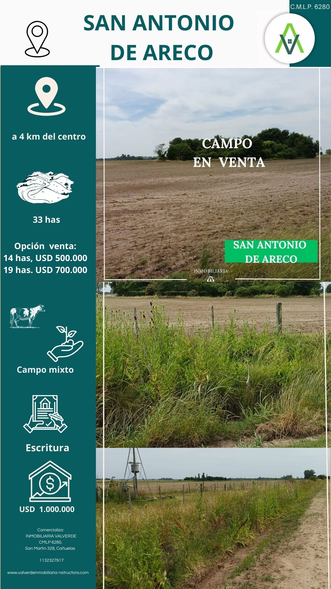 CAMPO EN SAN ANTONIO DE ARECO