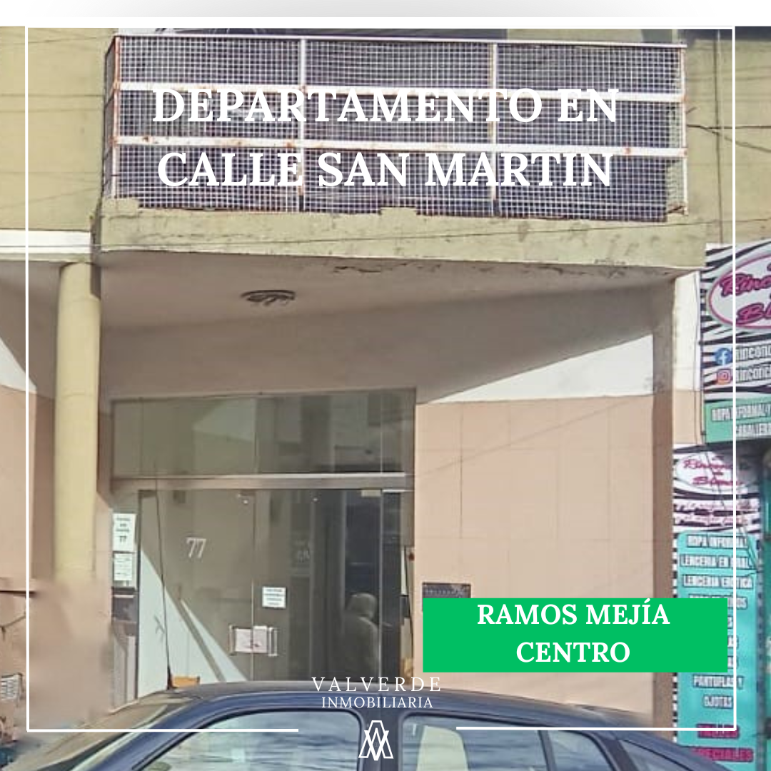 Departamento de 3 ambientes en Ramos Mejía centro.