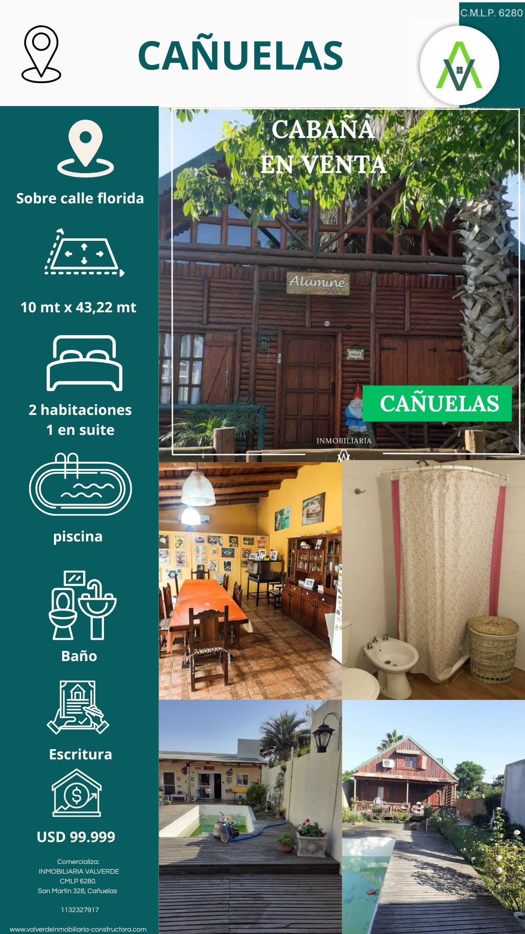 Cabaña en Cañuelas centro