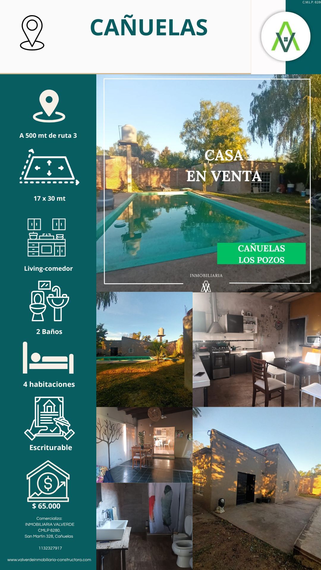 Casa con pileta en Los Nogales