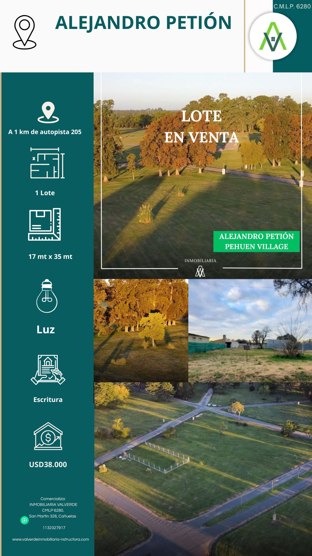 LOTE EN ALEJANDRO PETIÓN