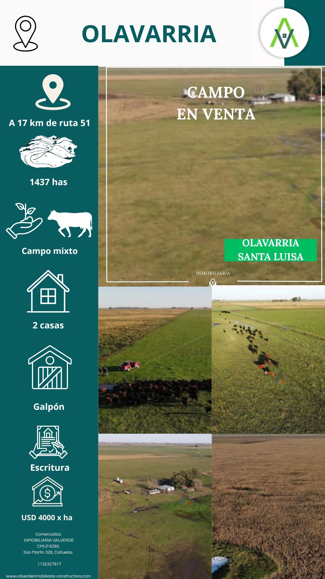 Campo en Olavarria 1437 has