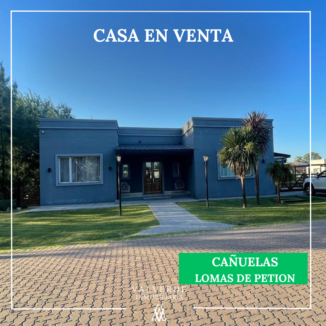 Casa familiar de 4 habitaciones, en Cañuelas dentro de barrio cerrado