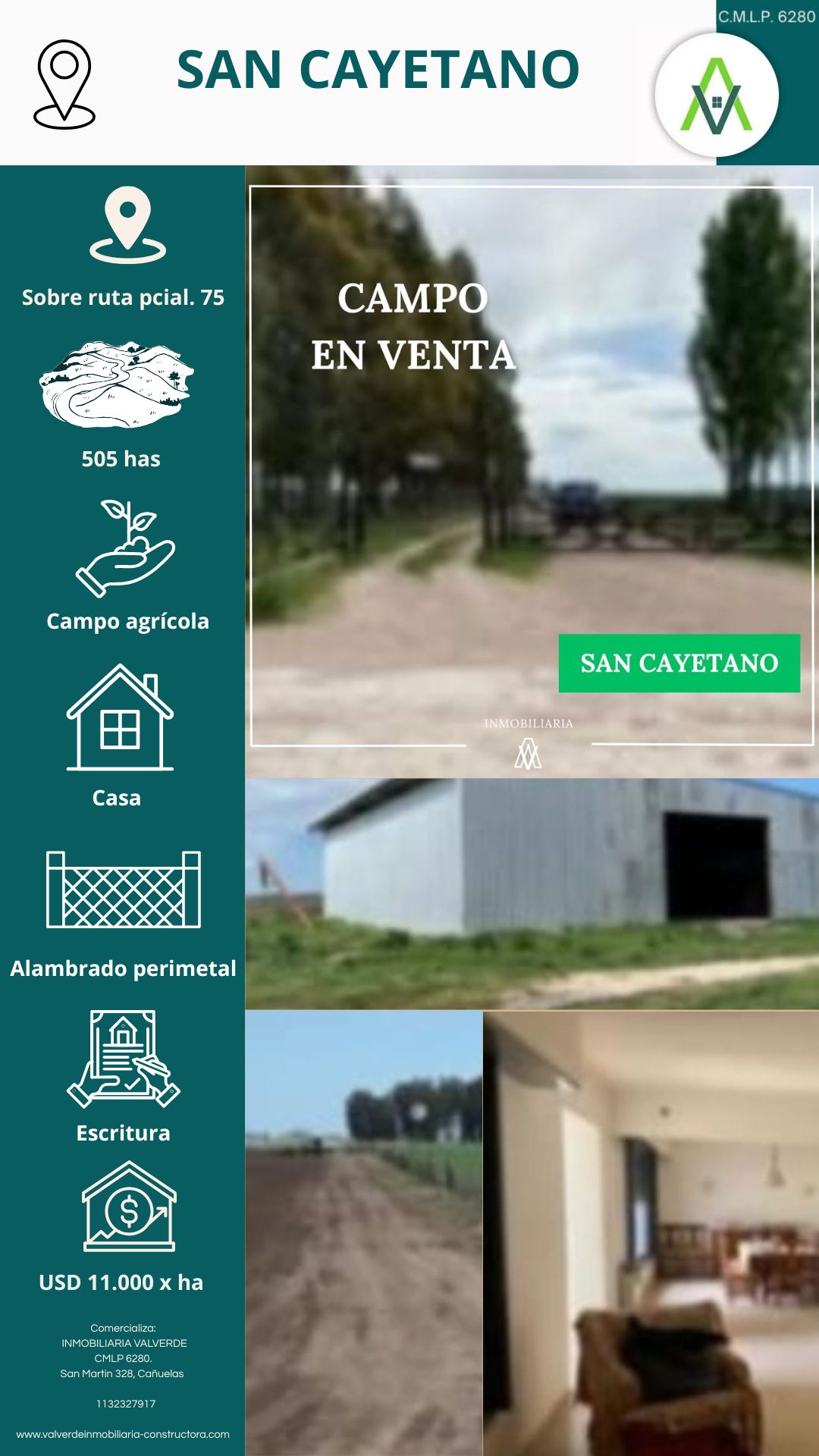 Campo en San Cayetano 505 has