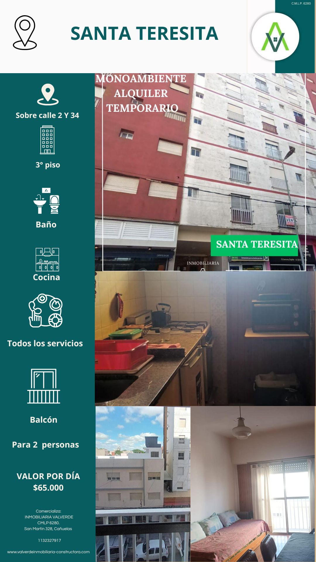 MONOAMBIENTE SANTA TERESITA