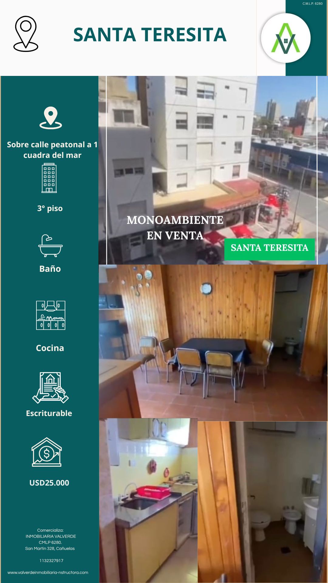 MONOAMBIENTE SANTA TERESITA