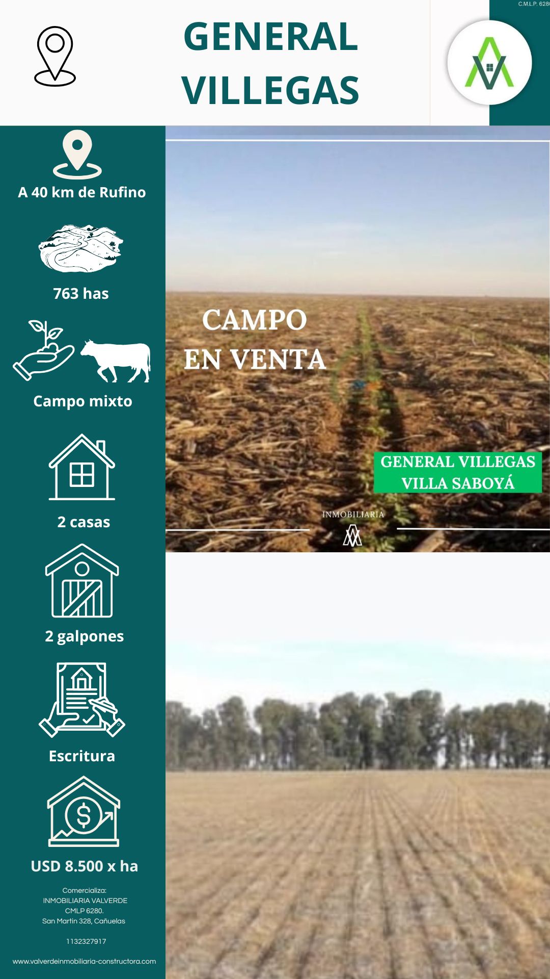 Campo en General Villegas 763 has