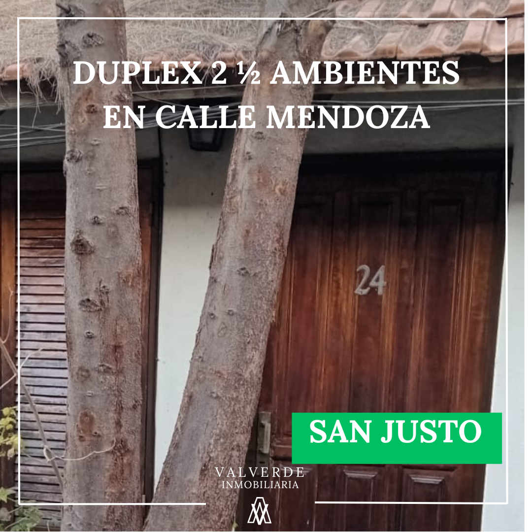 Dúplex de 2 1/2 ambientes en San Justo