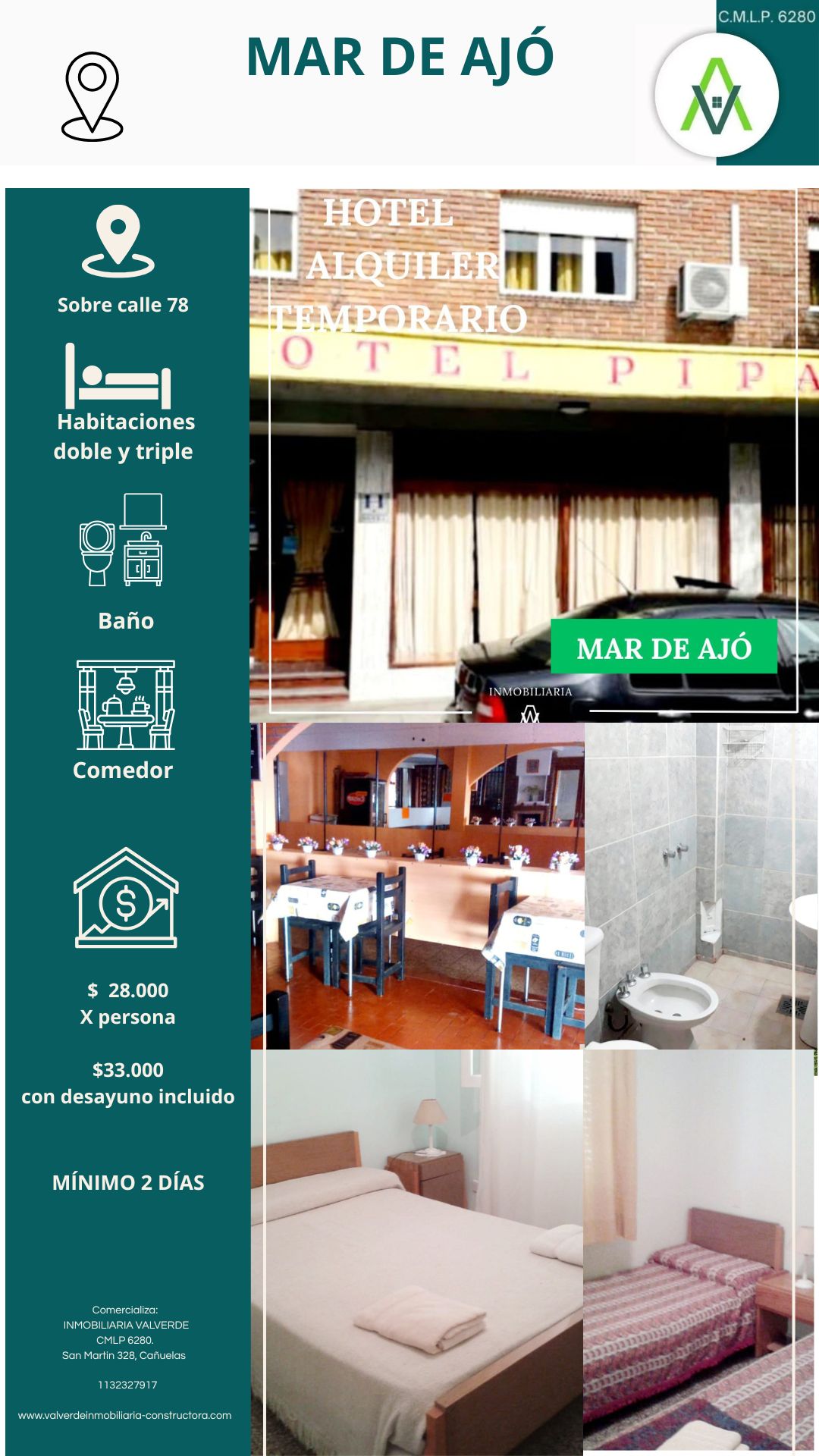 HOTEL PIPACH EN MAR DE AJÓ