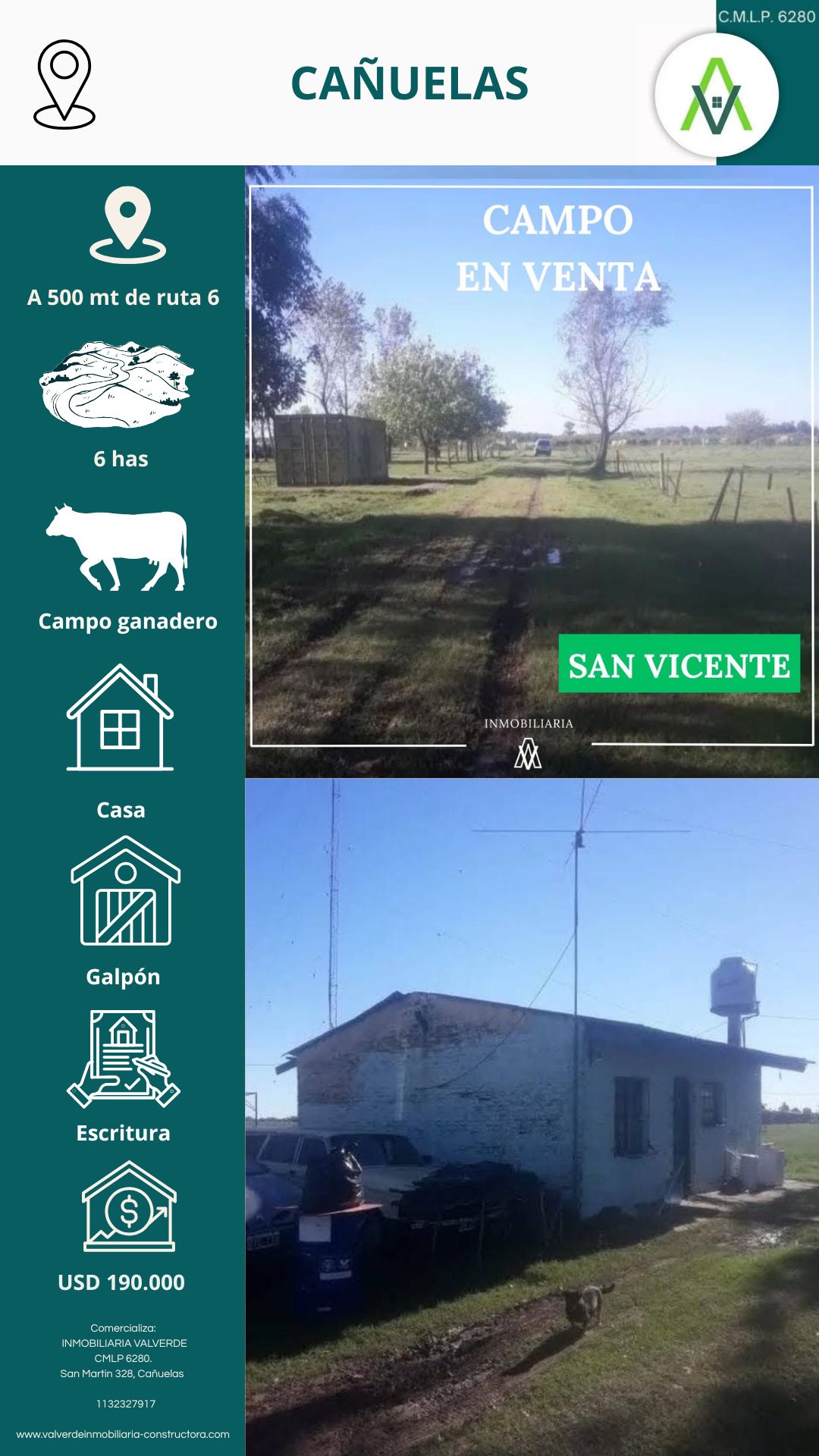 Campo en San Vicente 6 has