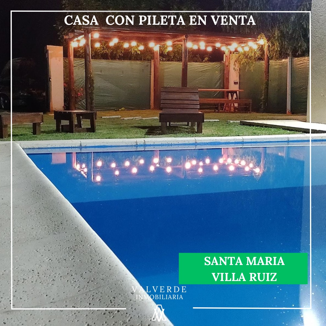 📌Casa Quinta con pileta en Villa Ruiz