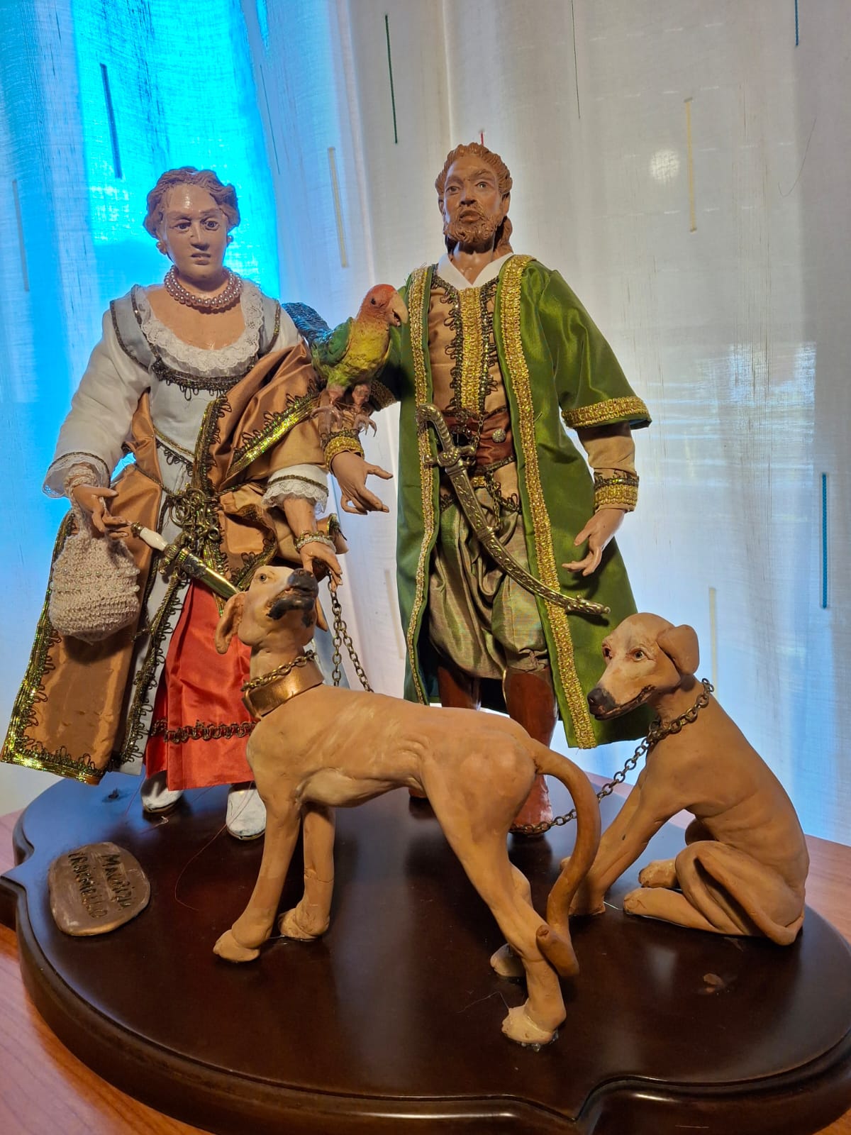 Coppia di Orientali - Personaggi del Presepe del ‘700