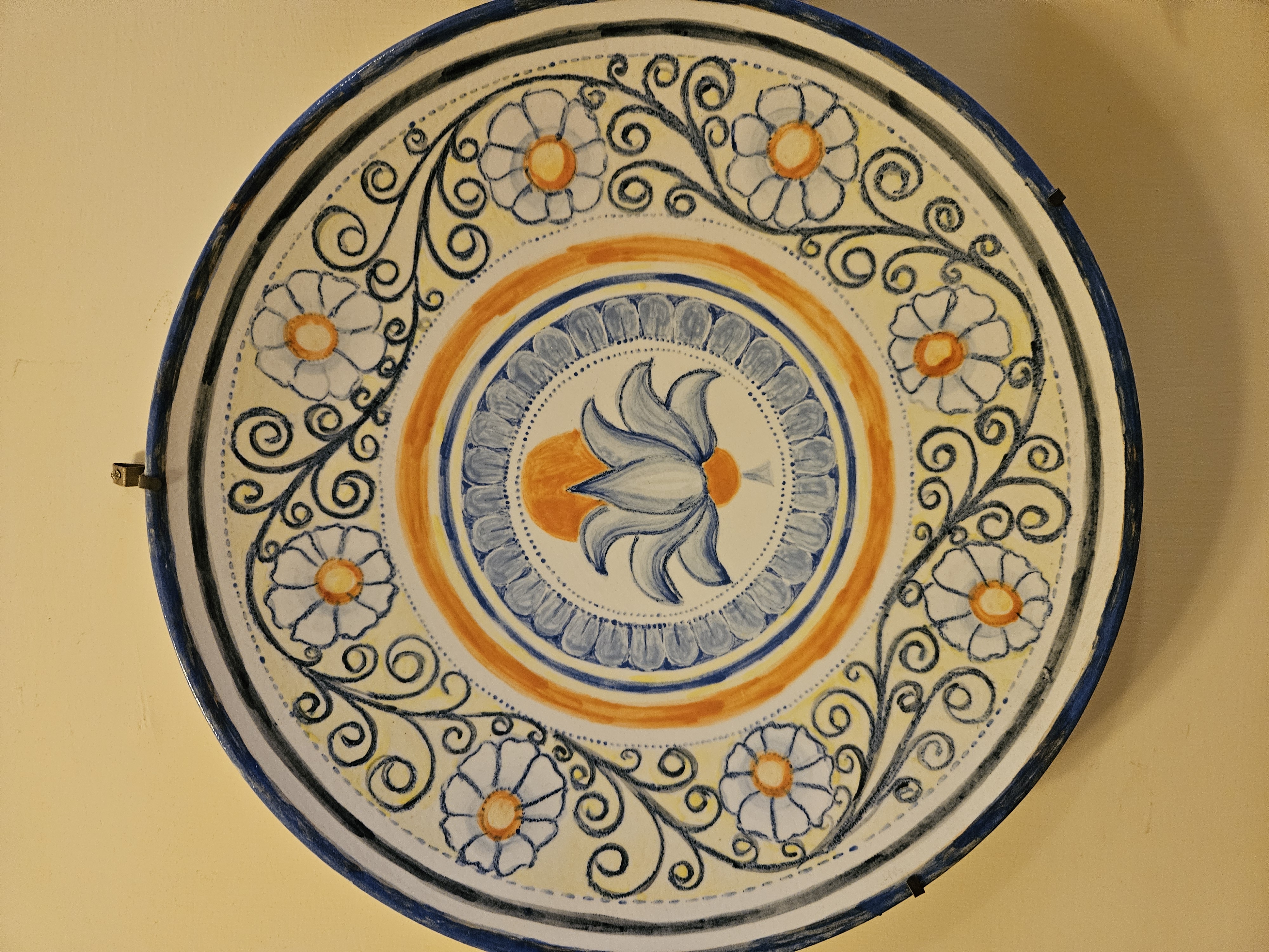 Piatto in Ceramica Stile Mediterraneo