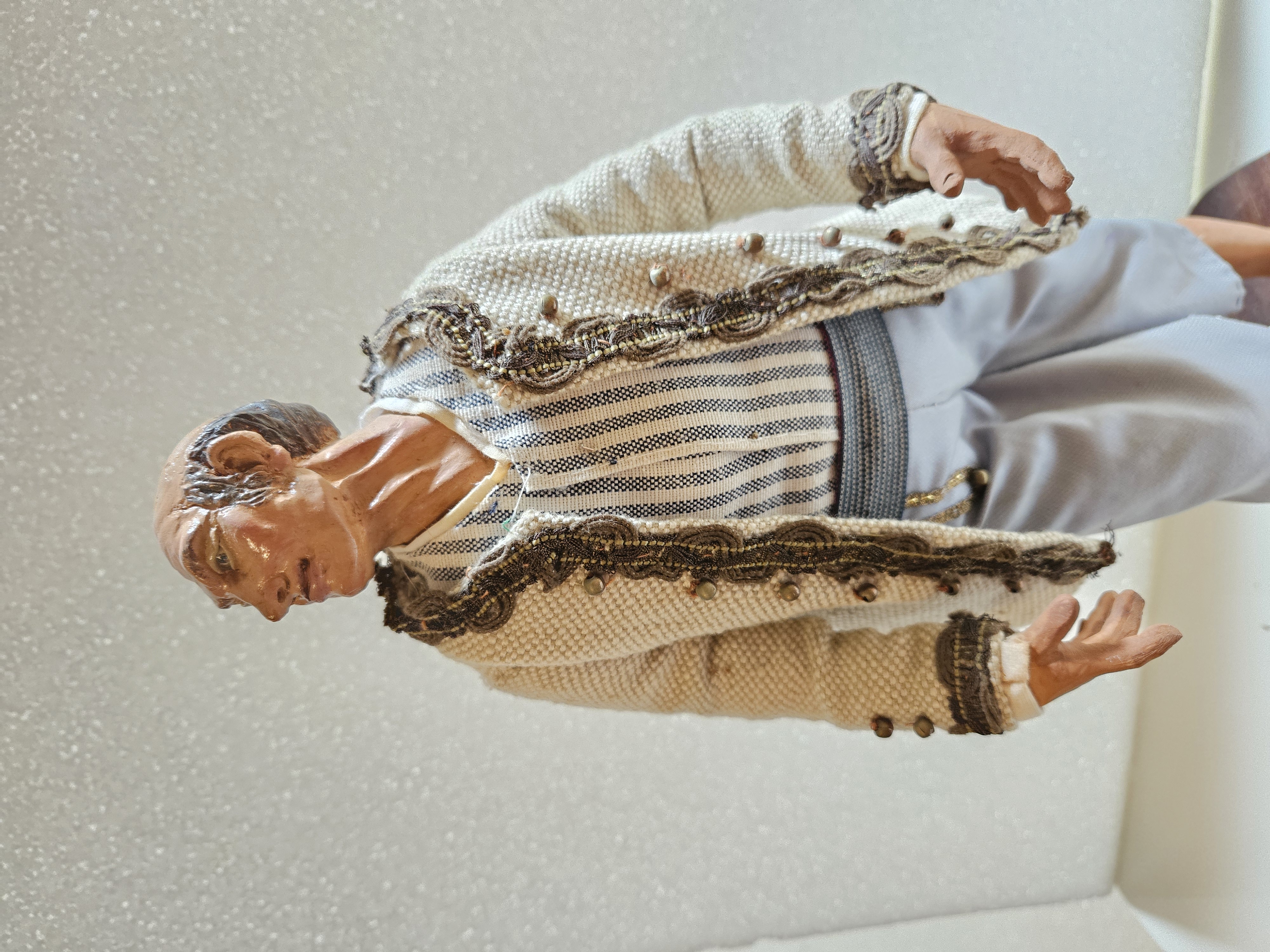 Pastore Popolano - Personaggio del Presepe Napoletano