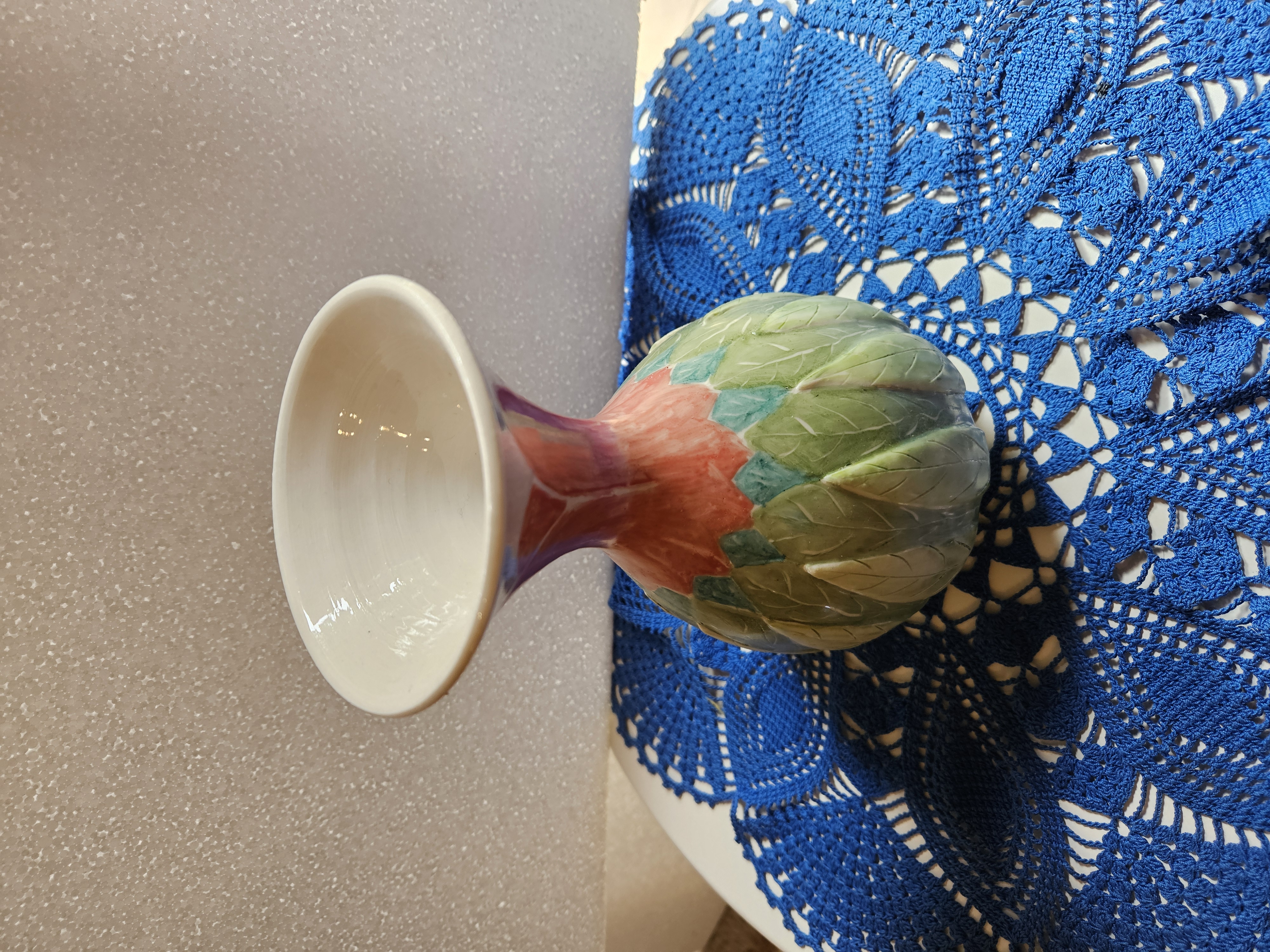 Vaso "Germoglio d'Arte" - Creazione Unica in Porcellana