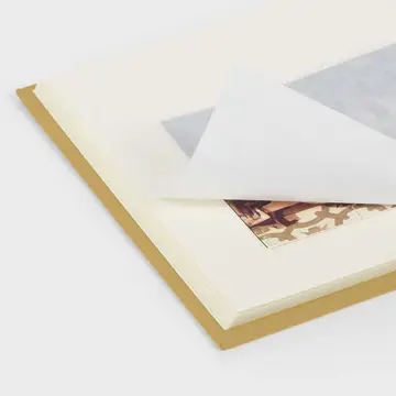 Album photo intérieur 20x24 en ivoire