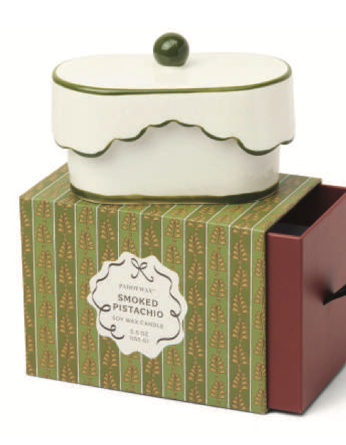 Bougie parfumée pistache fumée