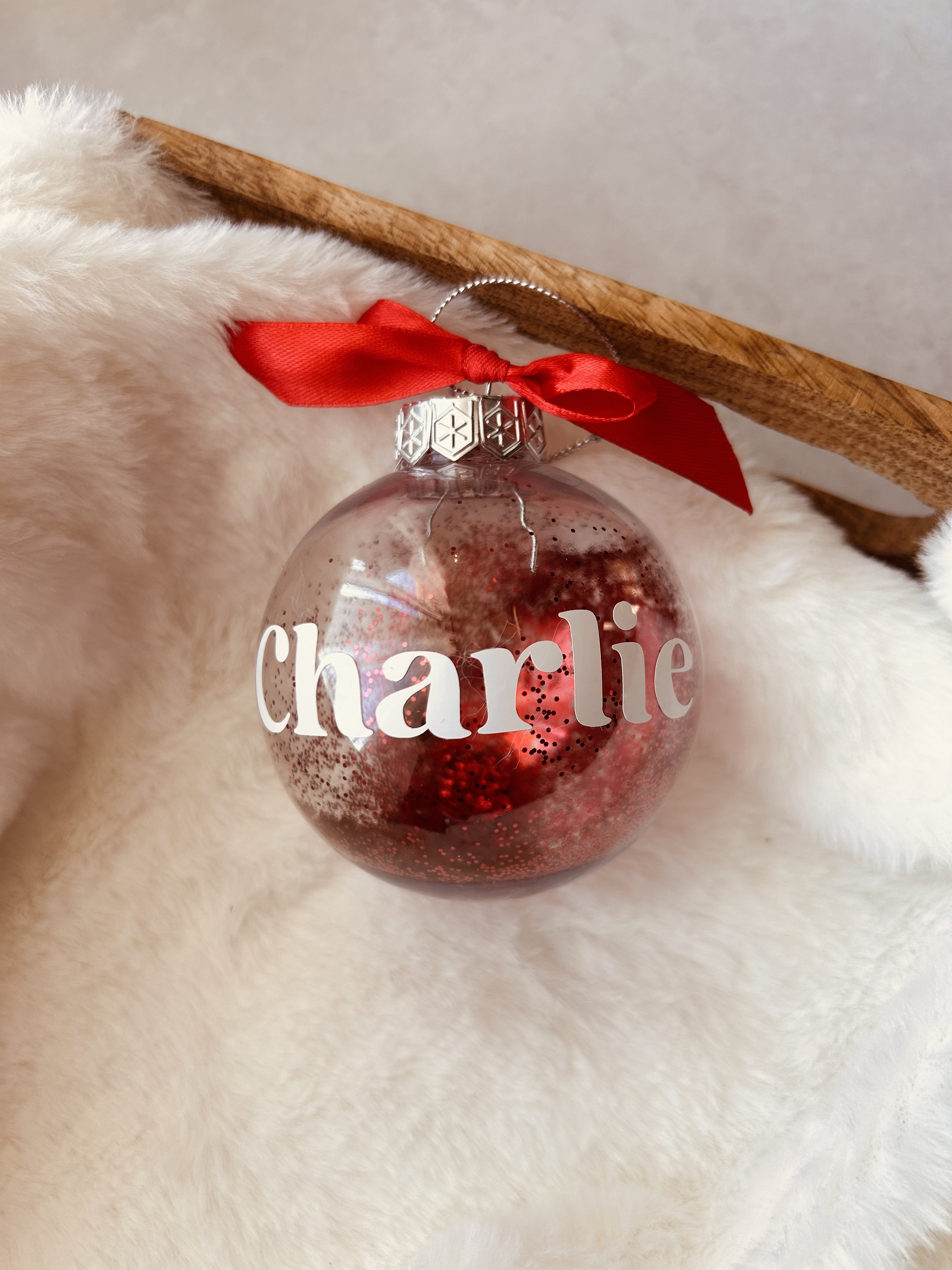 Boule de Noël prénom