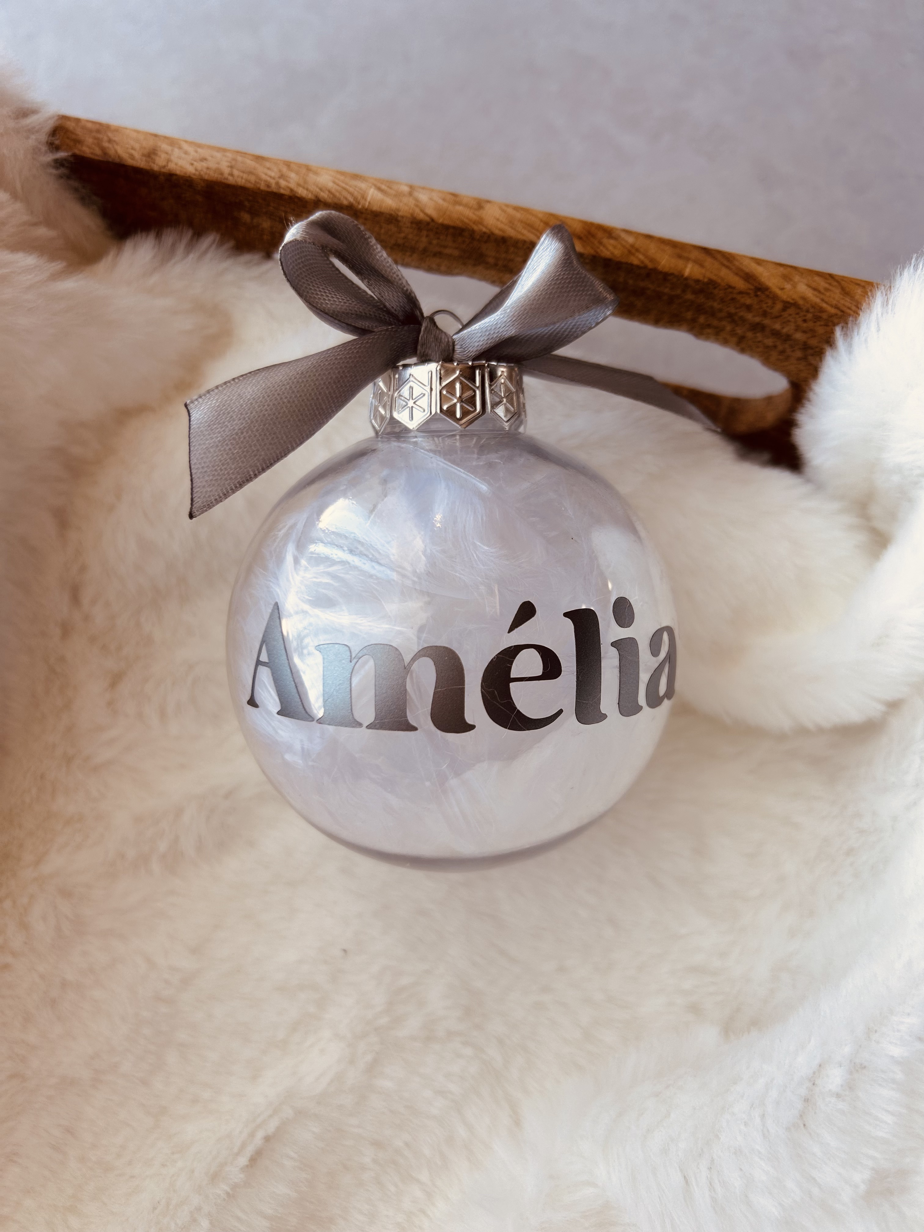 Boule de Noël prénom