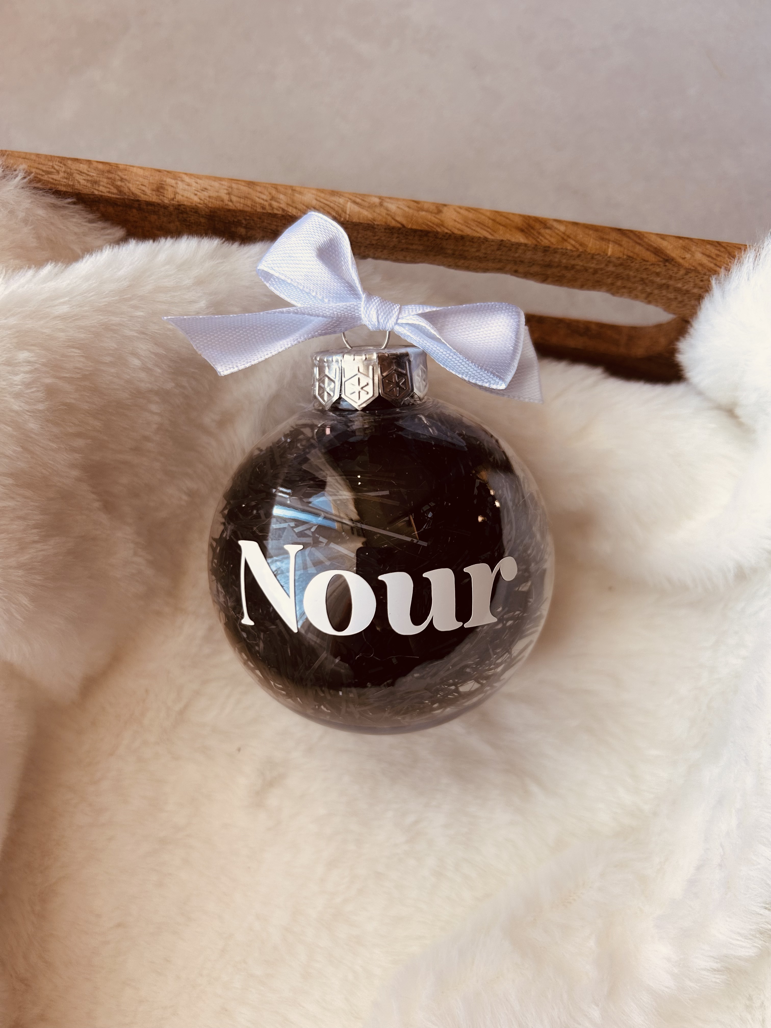 Boule de Noël prénom