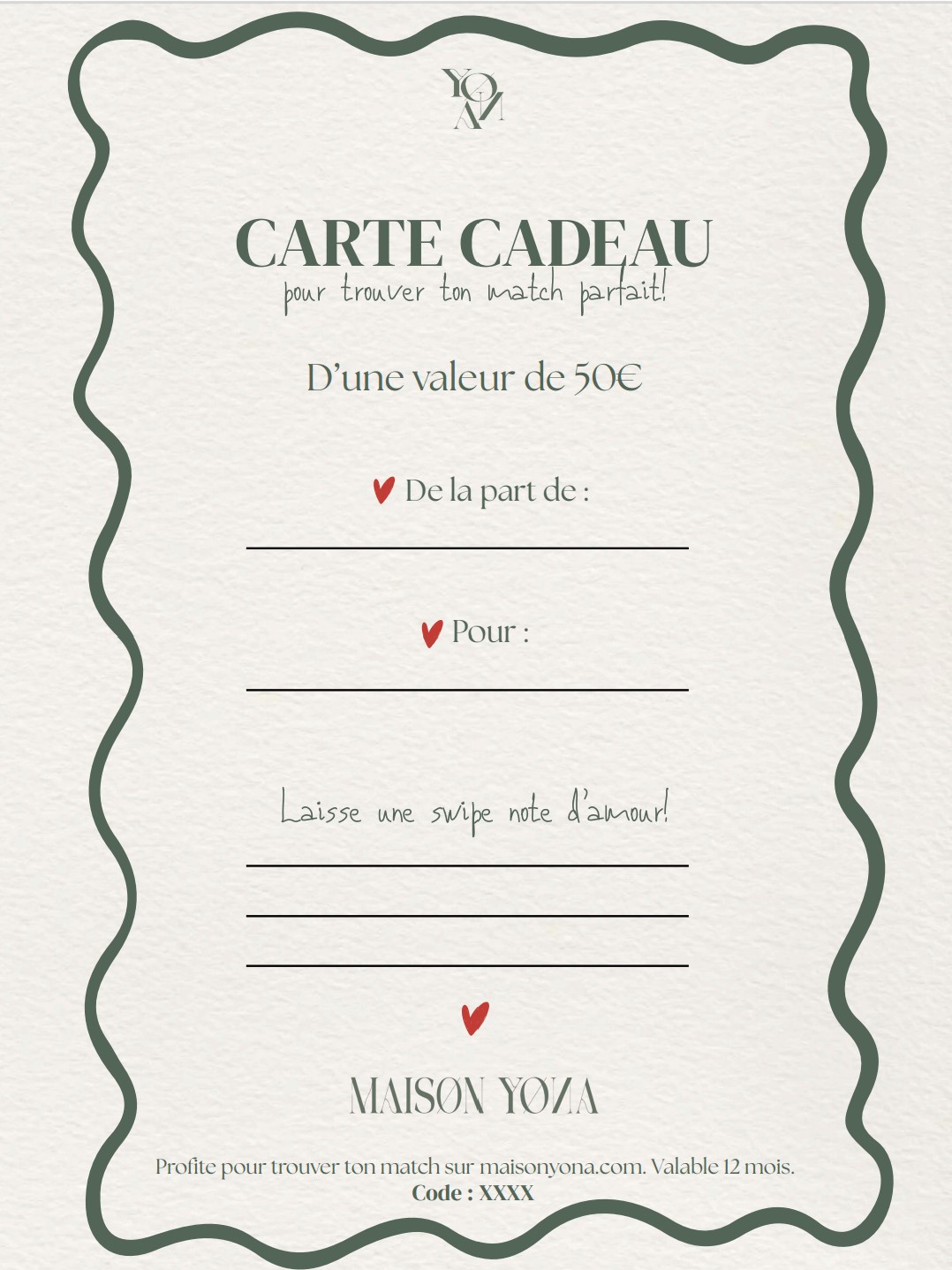 CARTE CADEAU