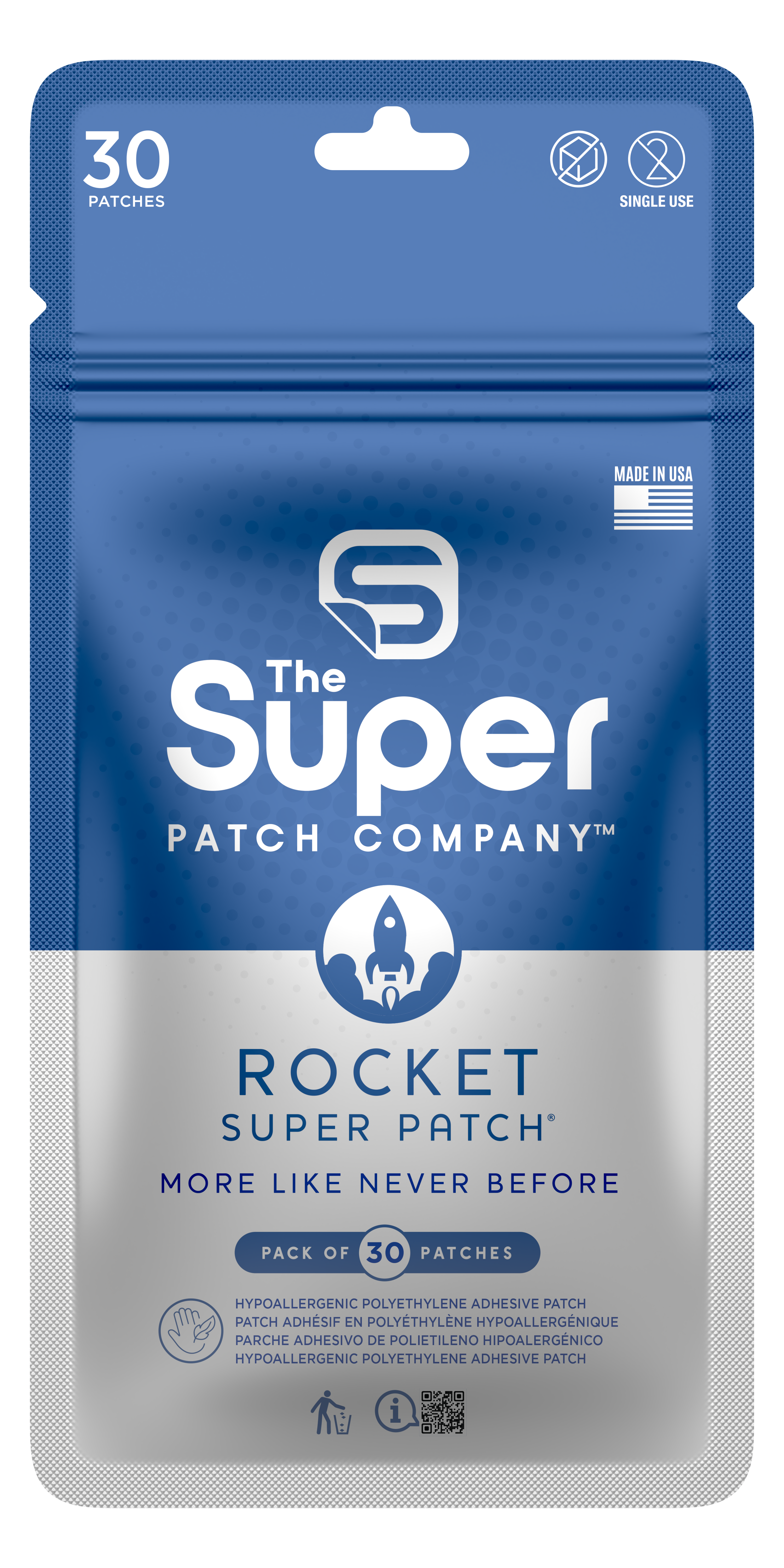 Rocket SuperPatch – Natural Support for Energy, Performance & Men's Wellness