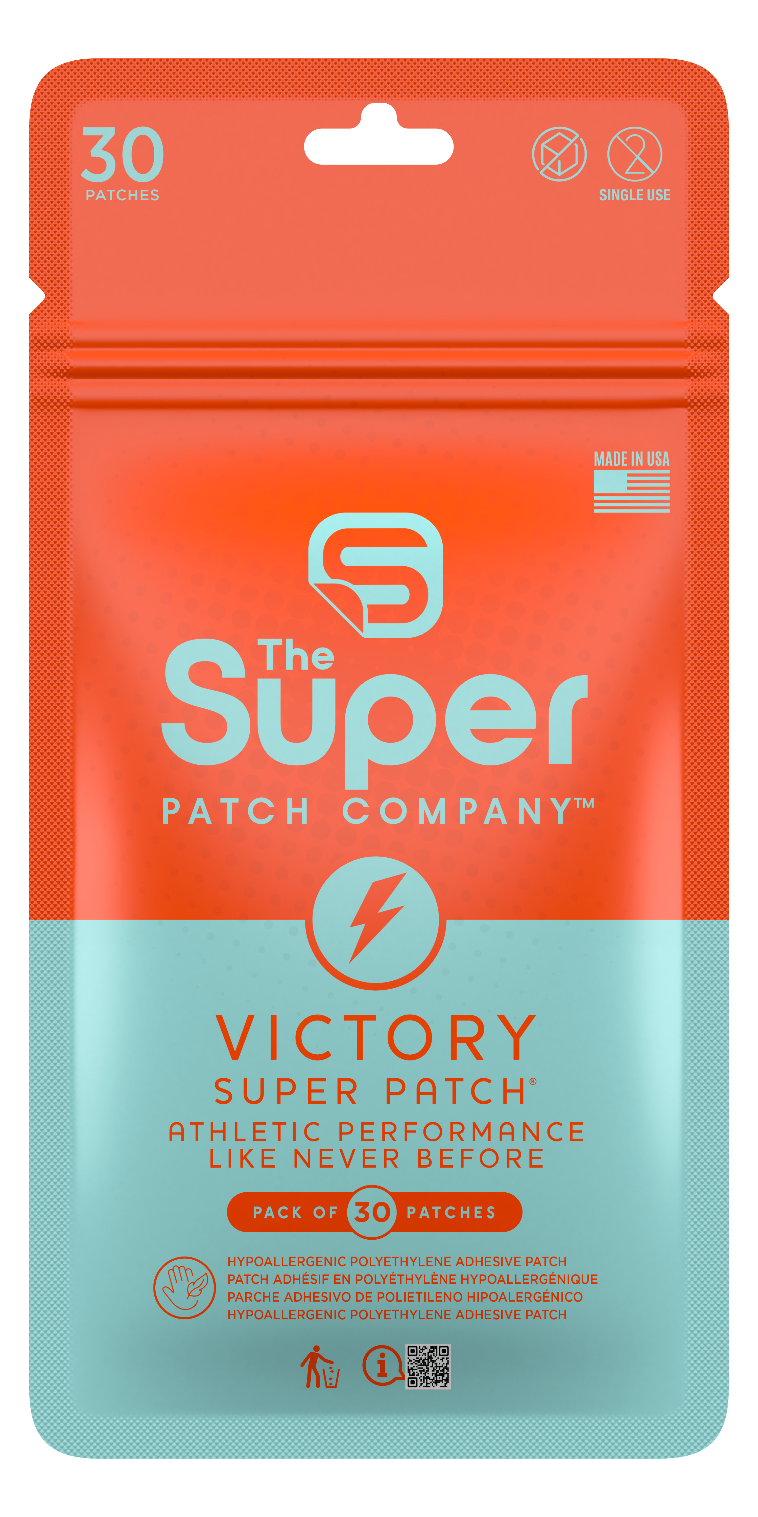 Victory SuperPatch – Natural Support for Athletic Performance, Focus & Recovery
