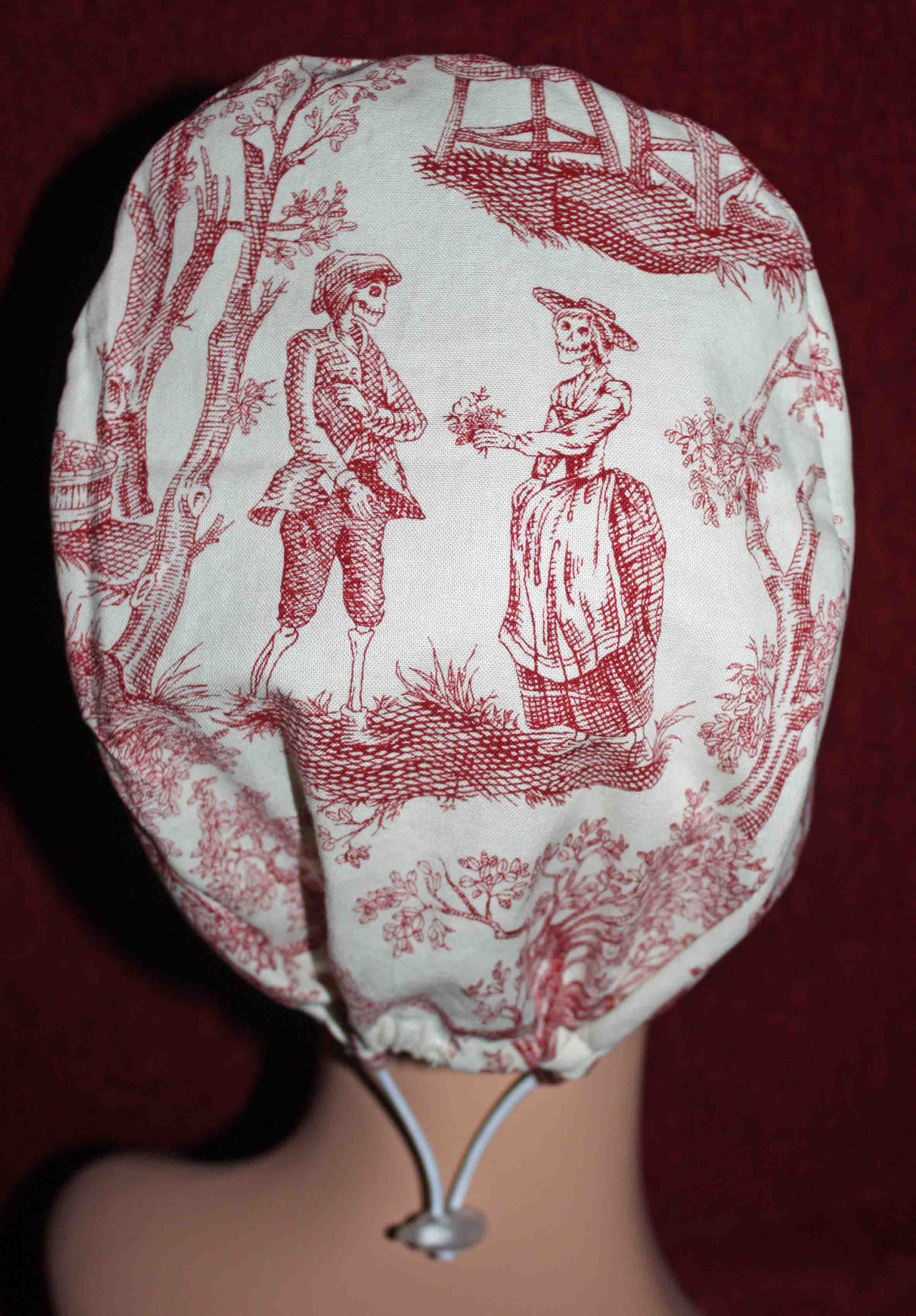 Handmade Skeleton Party Surgical/Scrub Cap