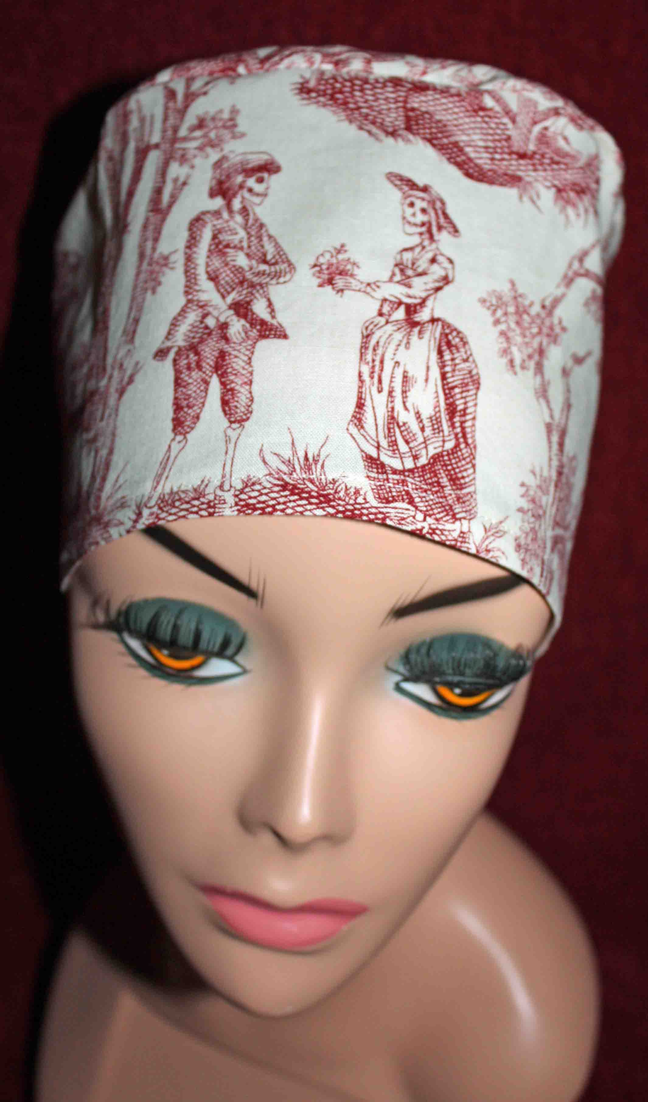 Handmade Skeleton Party Surgical/Scrub Cap