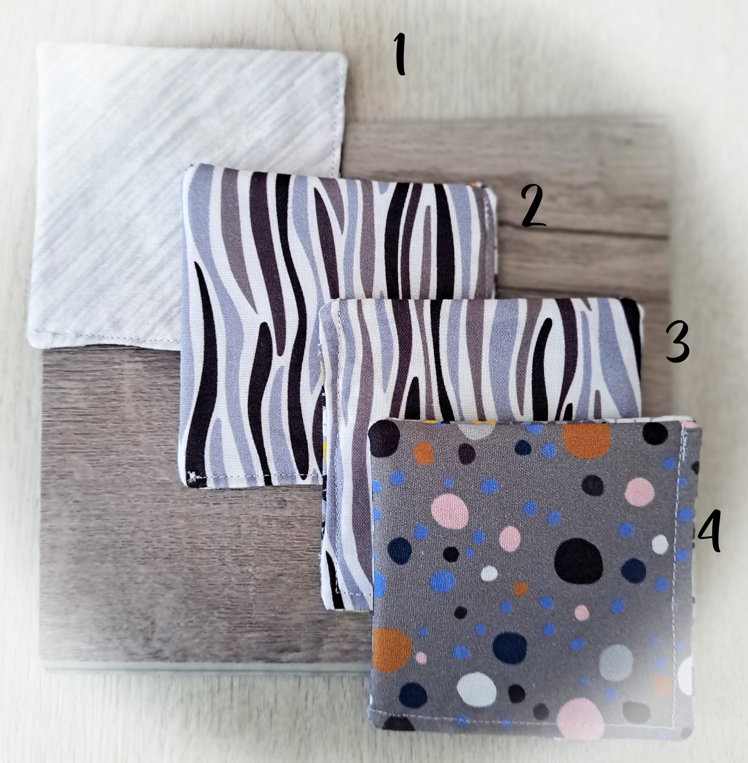 Handmade Fabric Corner Bookmark - Selection of Wildflower Fabrics