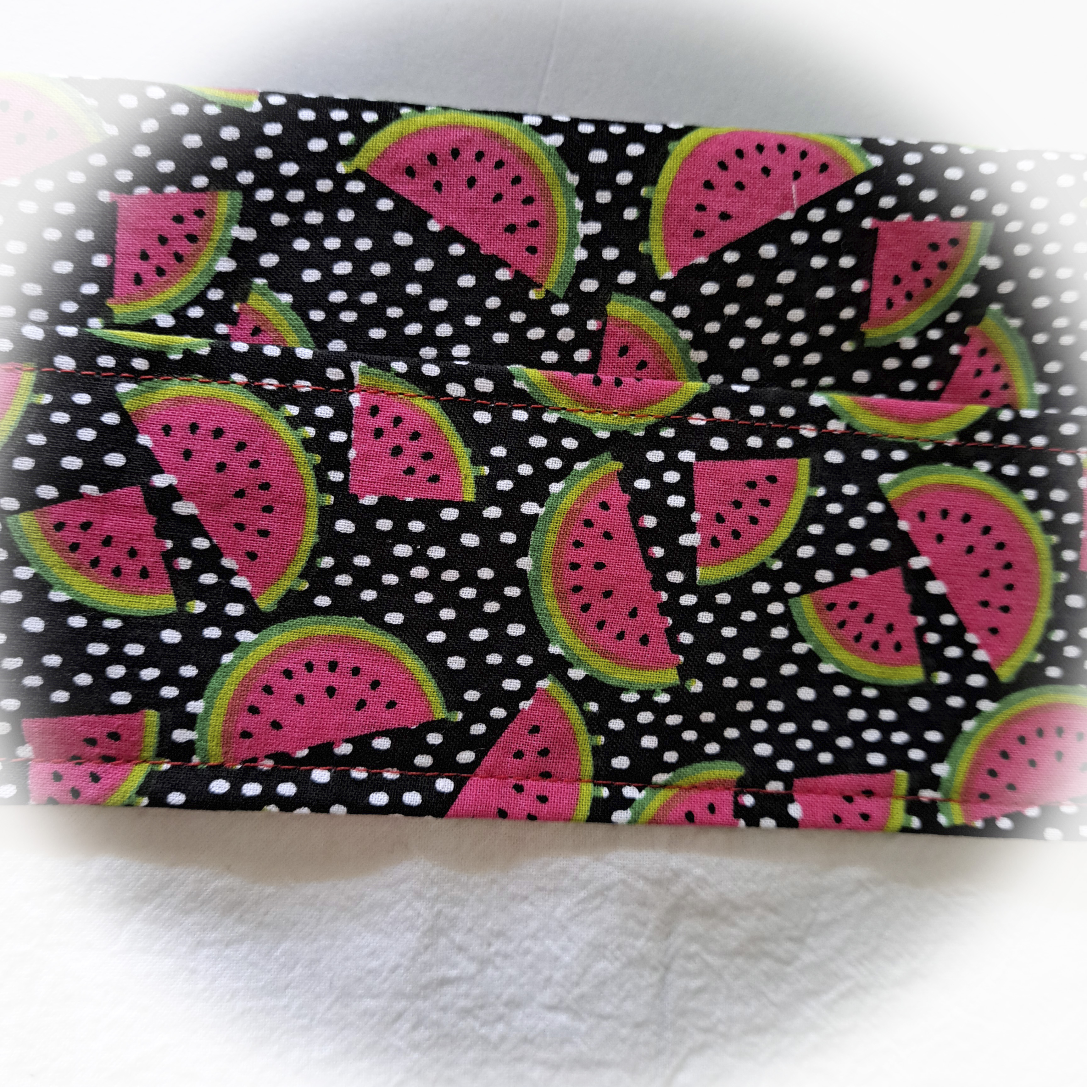 Handmade Hanging Dish Towel for Oven - Watermelon Fabric