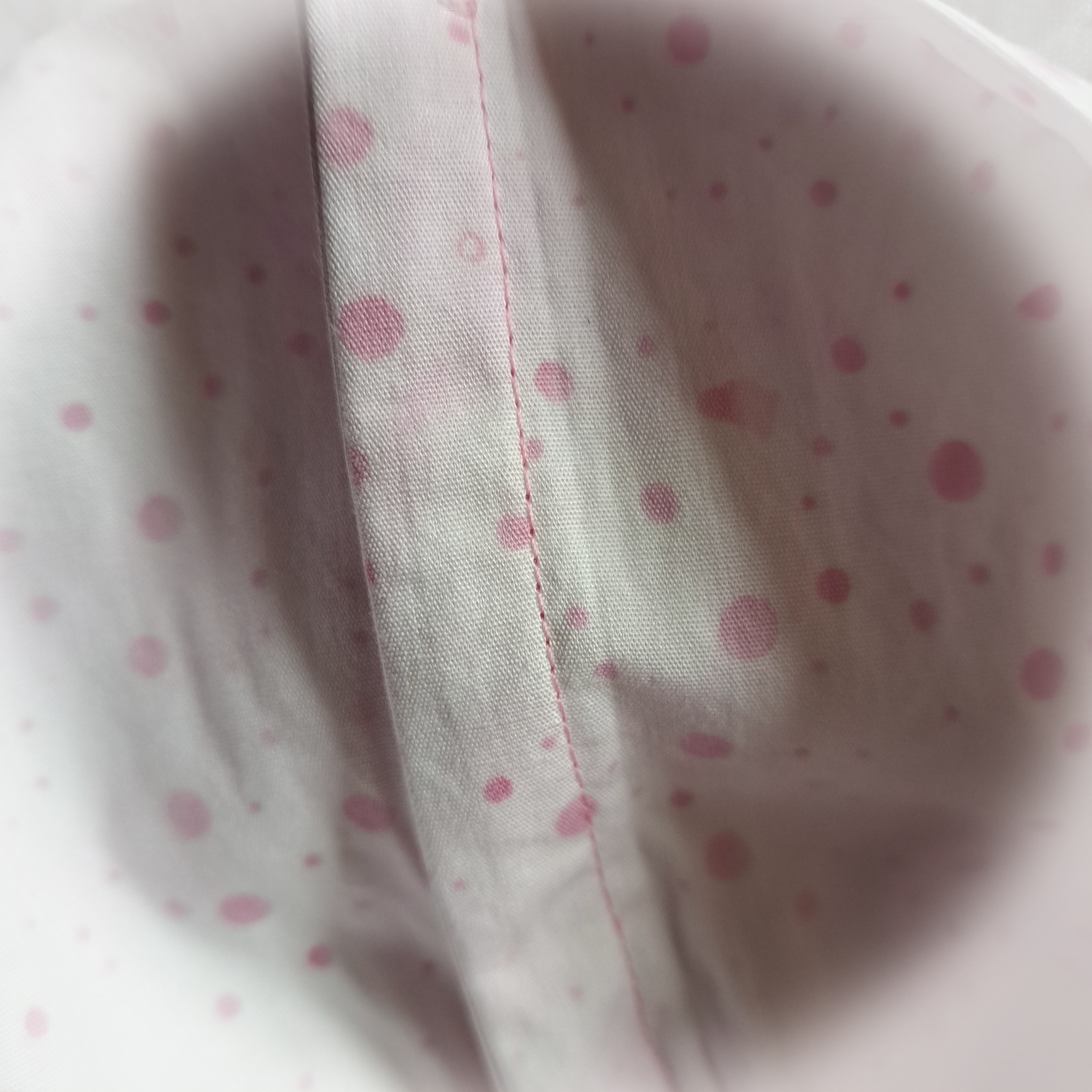 Handmade 100% Cotton Pillowcases - Pink Flower Fabric - Set of 2