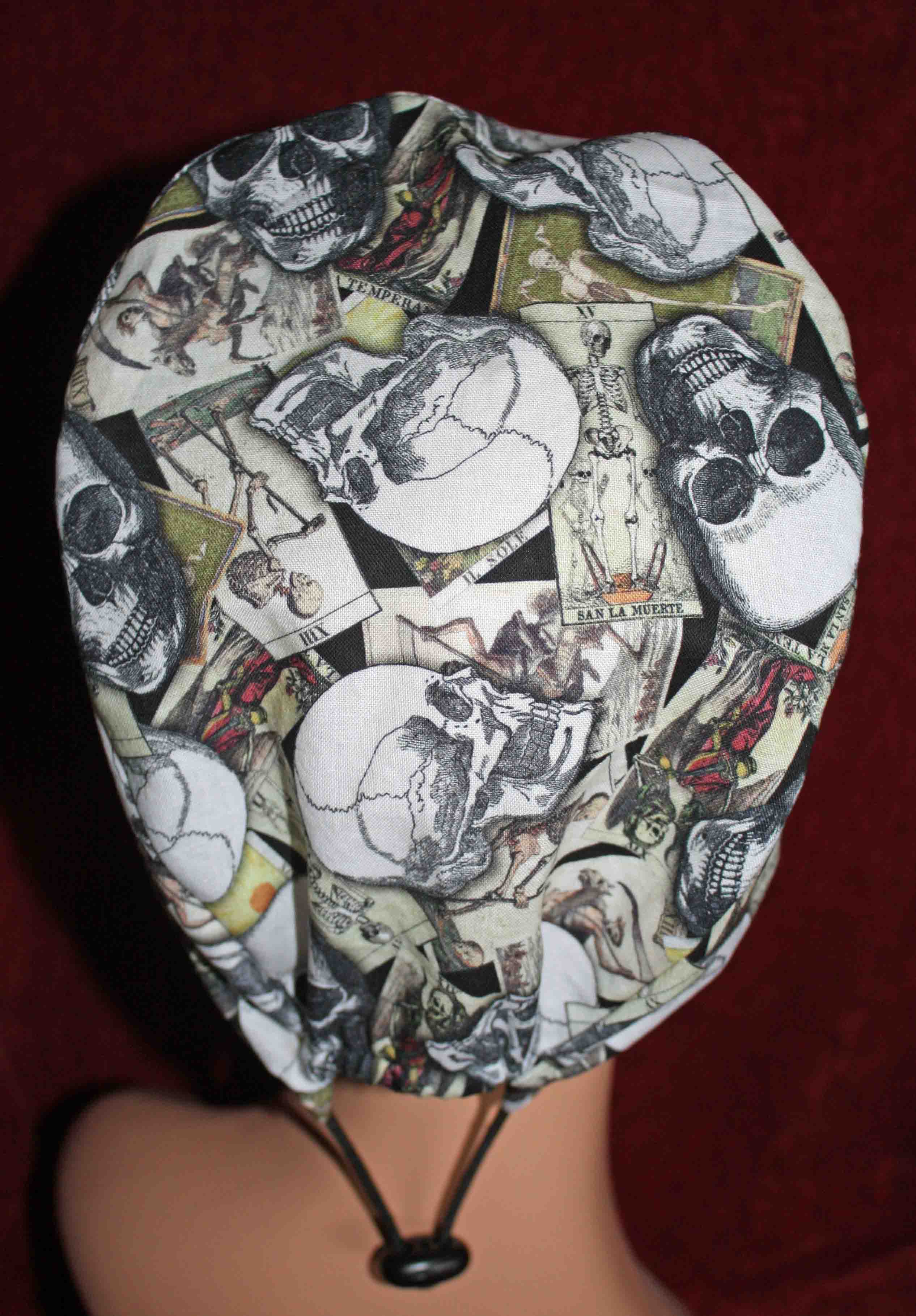 Handmade Skulls and Skeletons Surgical/Scrub Cap