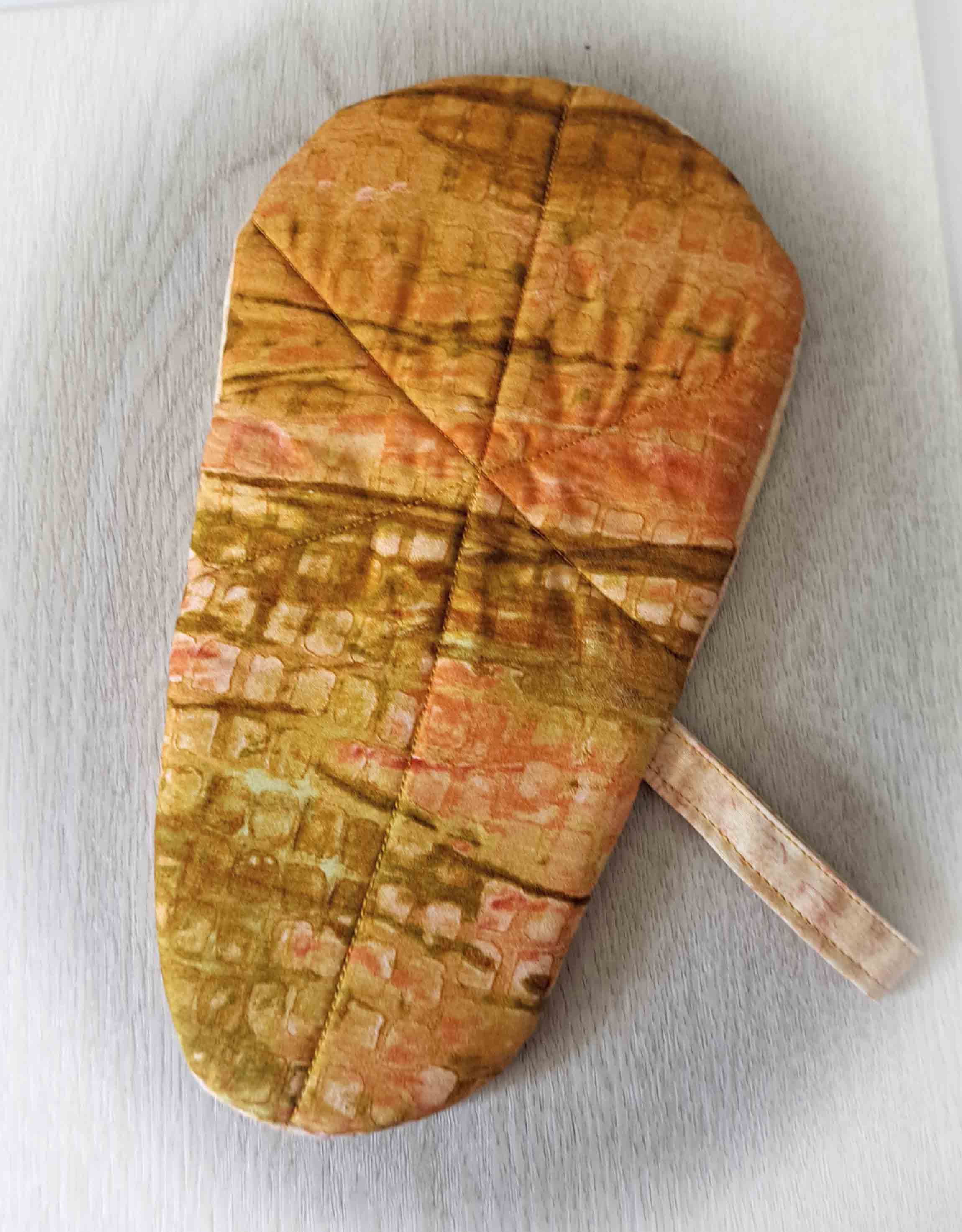 Handmade Textured Crackle Mini Oven Mitt/Finger Oven Mitt
